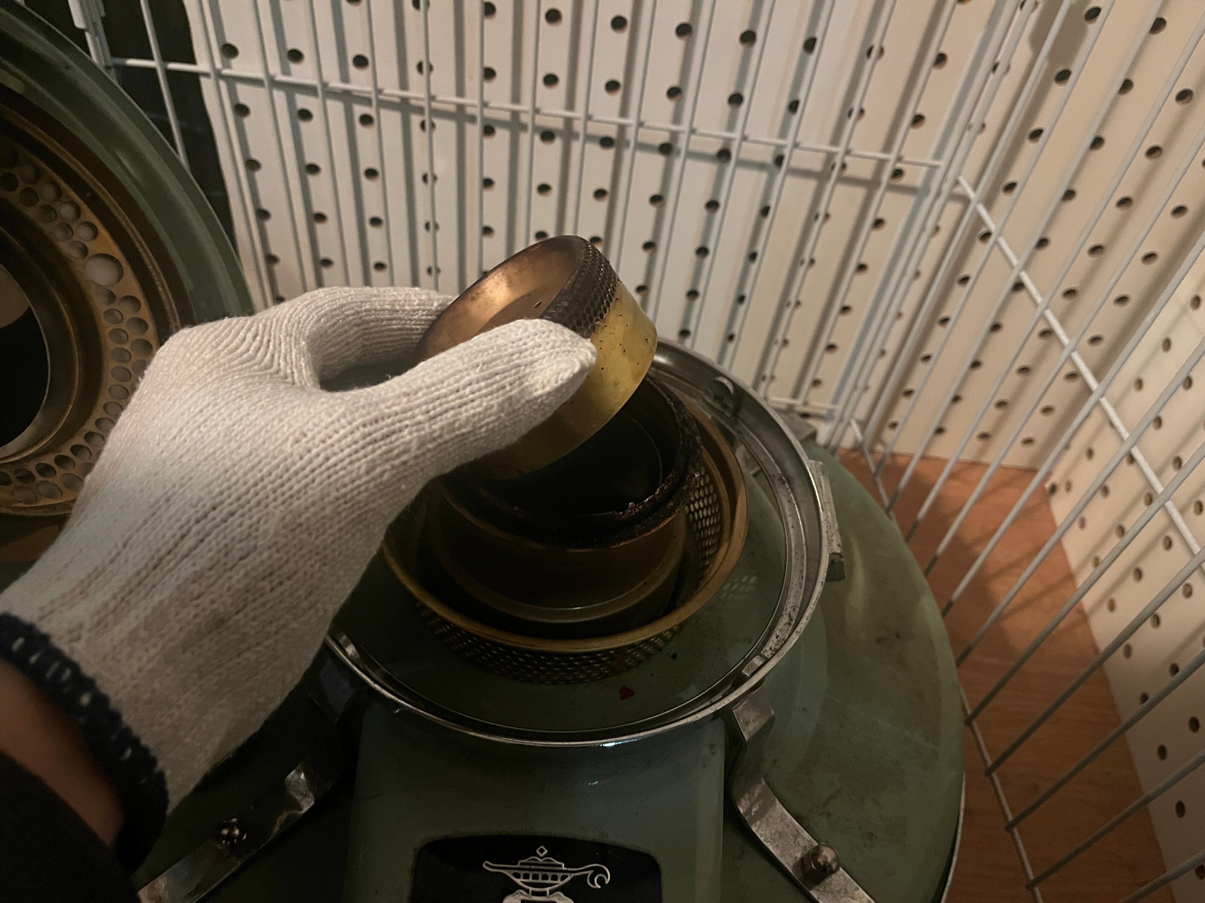 アラジンストーブ芯交換｜NAKADA Shugo