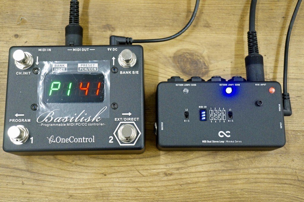 いろいろ使える！One Control Minimal Series MIDI Dual Stereo Loopが