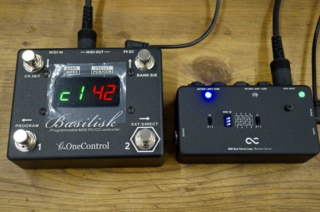 ONE CONTROL midi 2loopスイッチャー One Control Minimal Series MIDI