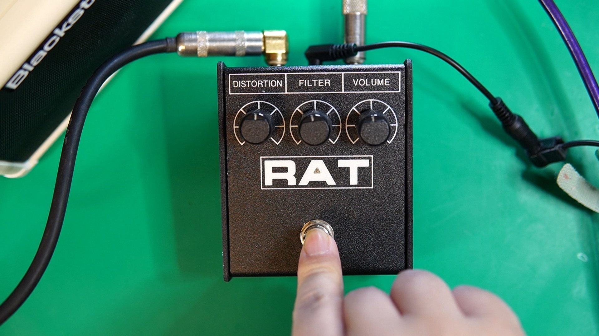 proco RAT2 2000年製？ゴム足、電池蓋無しですがRAT Board付 proco