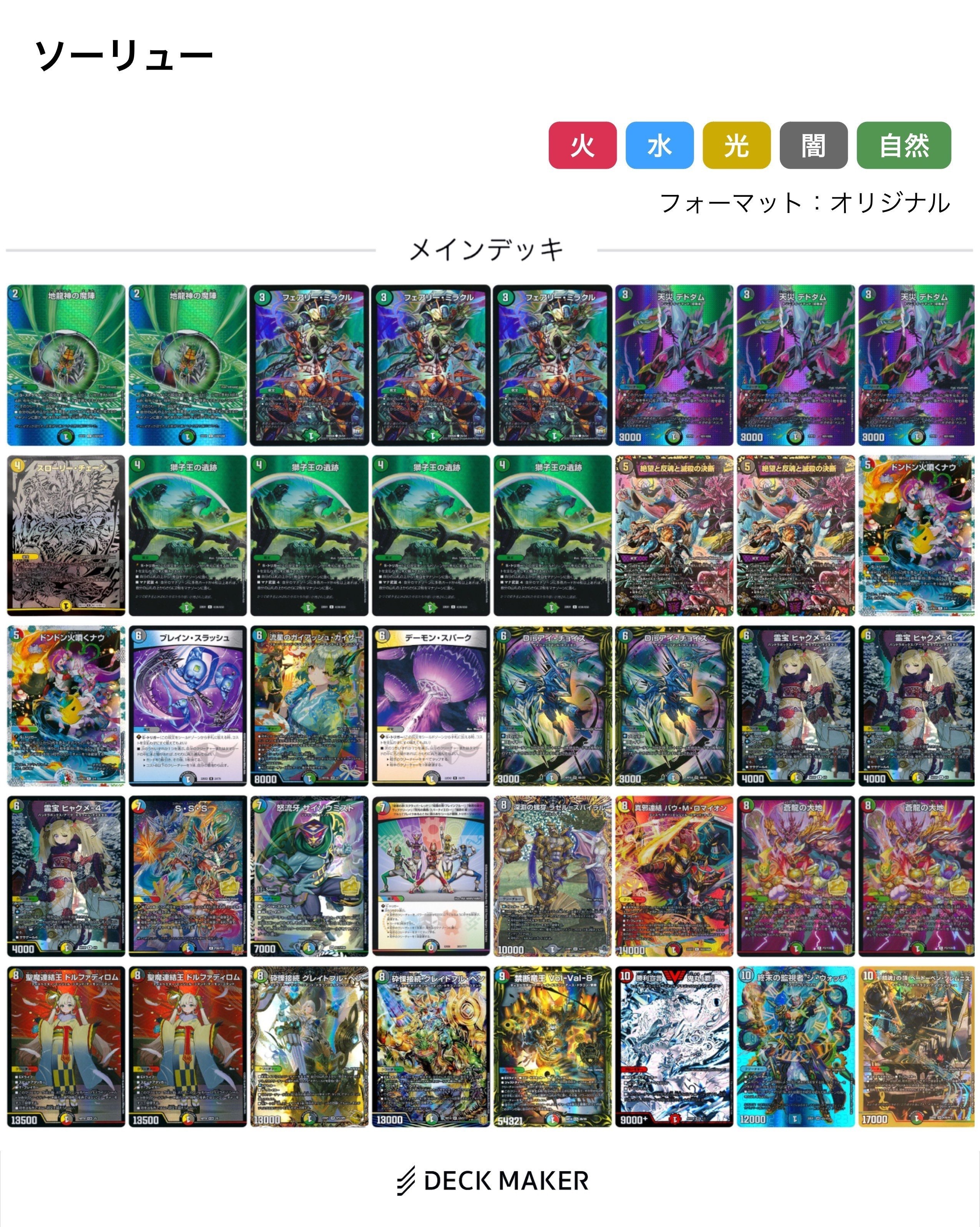 オリジナル】5c蒼龍（ベン型）2023版【CS準優勝】｜りれんざ