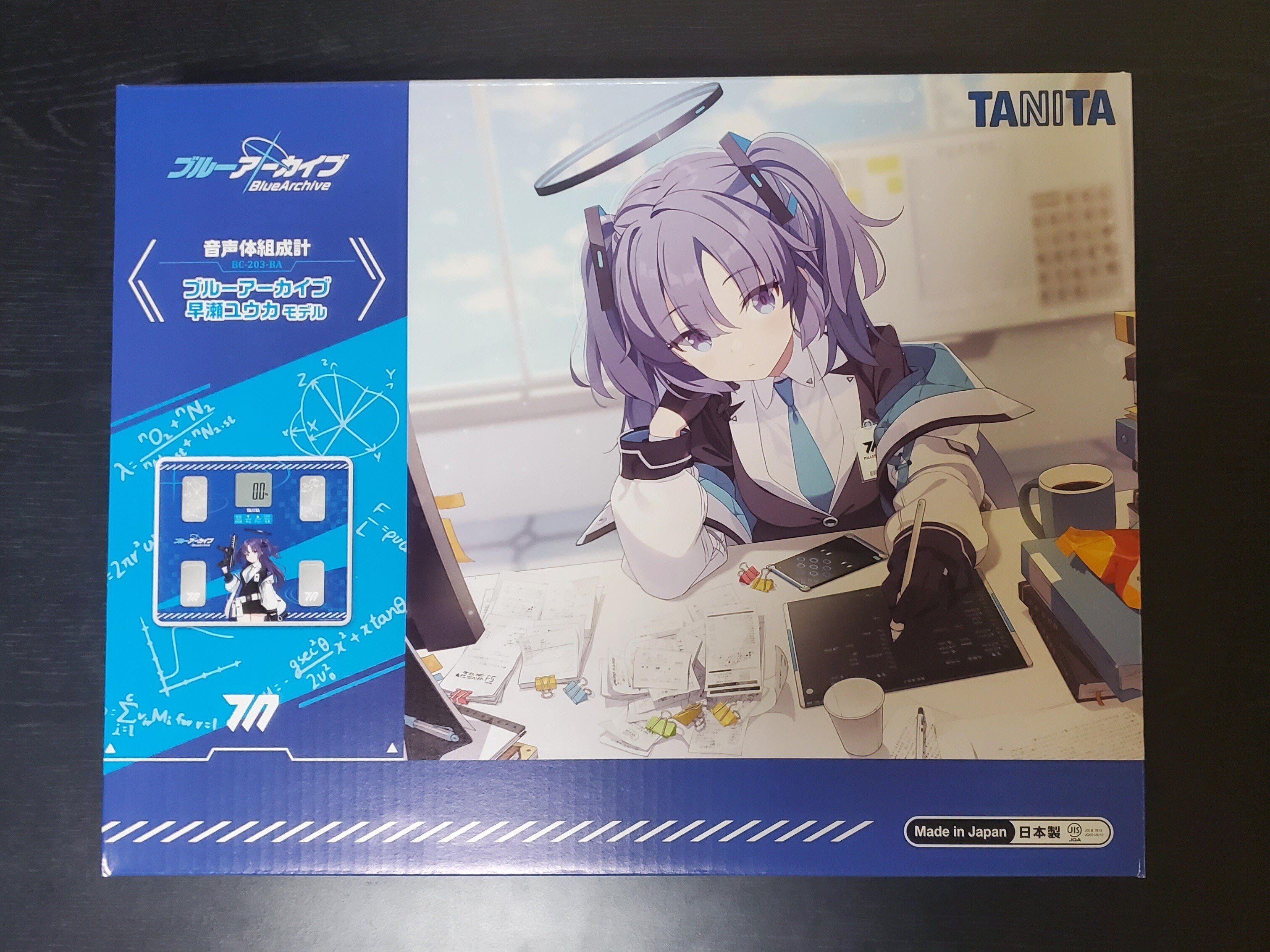 ブルーアーカイブ 体重計 早瀬ユウカモデル タニタ