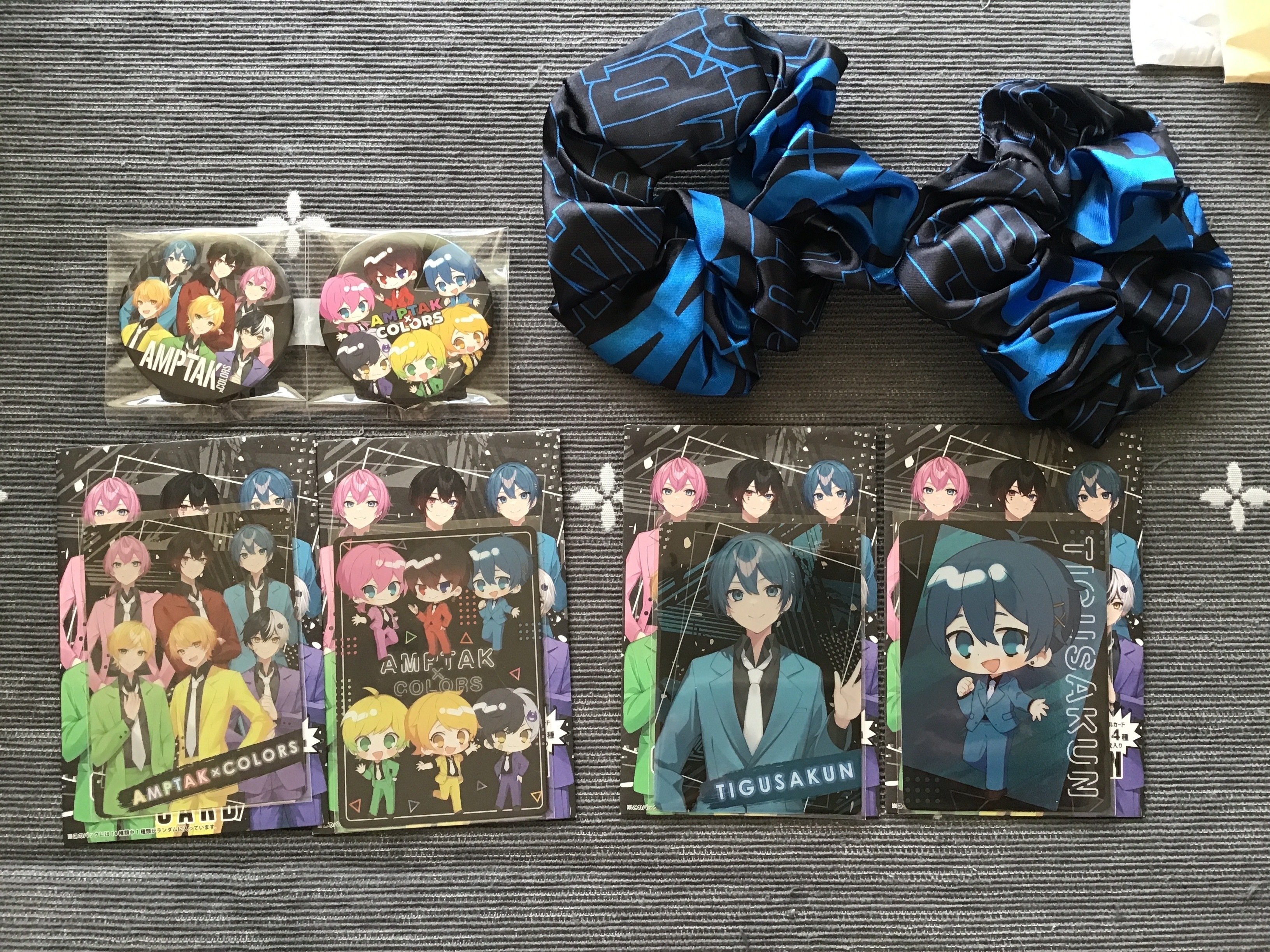 AMPTAK×COLORS ちぐさくん リングライト7個セット AMPTAK×COLORS