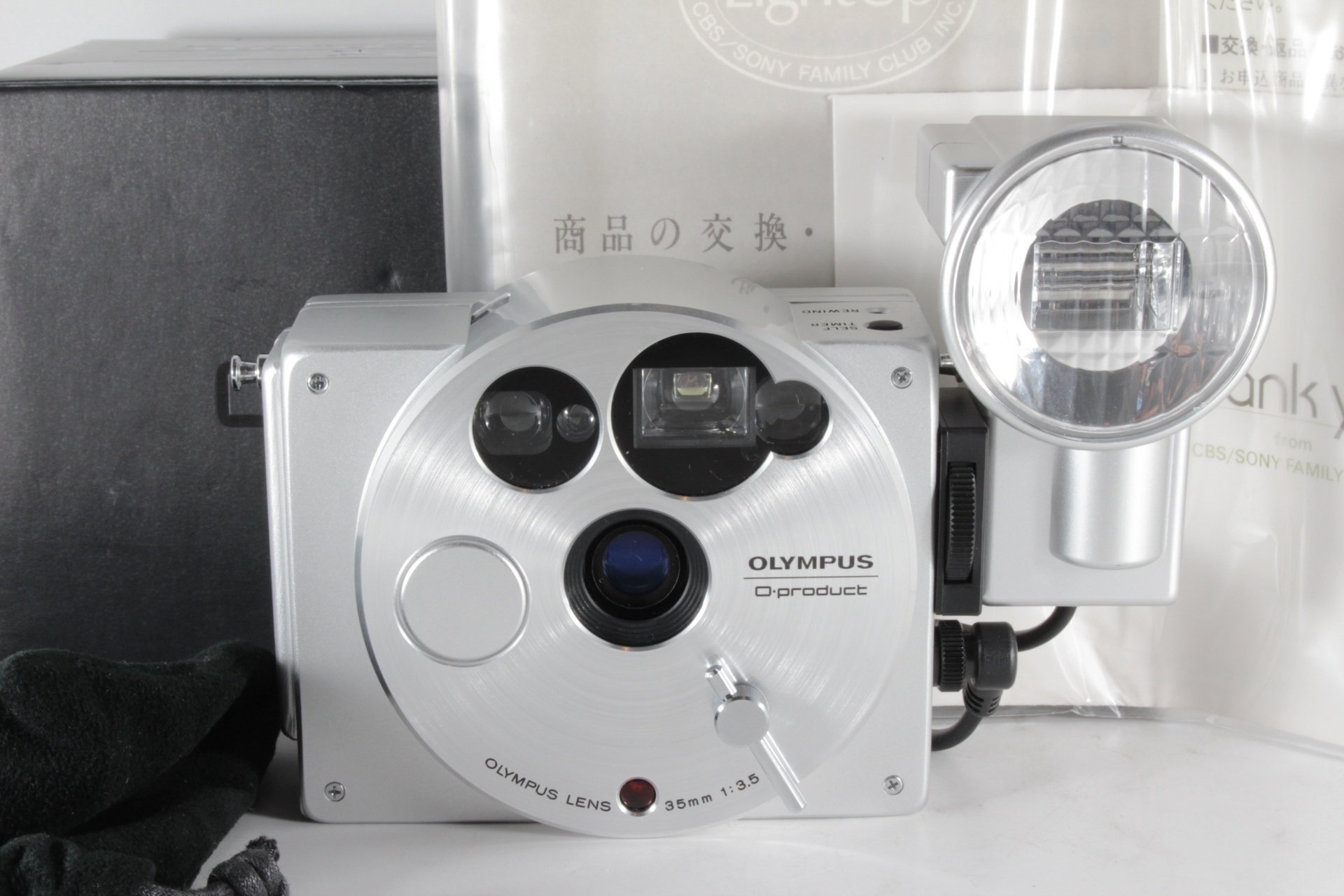 OLYMPUS O-product フィルム コンパクトカメラ 非稼働品 レトロ