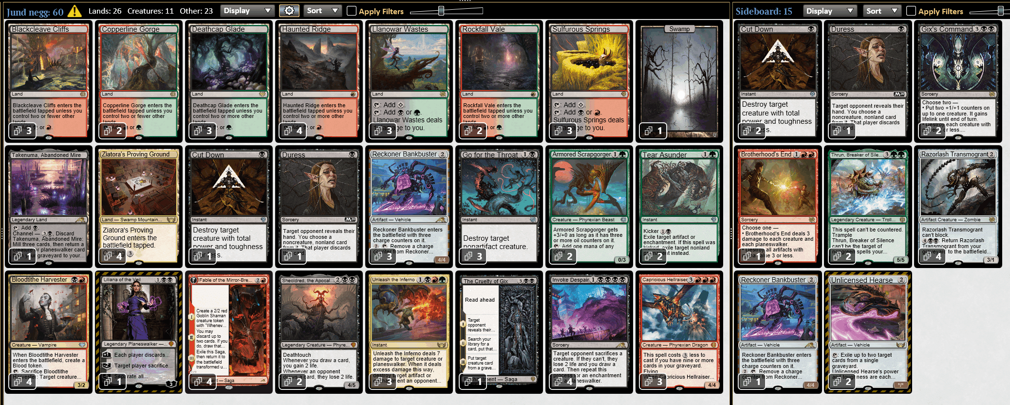 MTG【ロータス・コンボ】パイオニアチャレンジャーデッキ 日本語版②