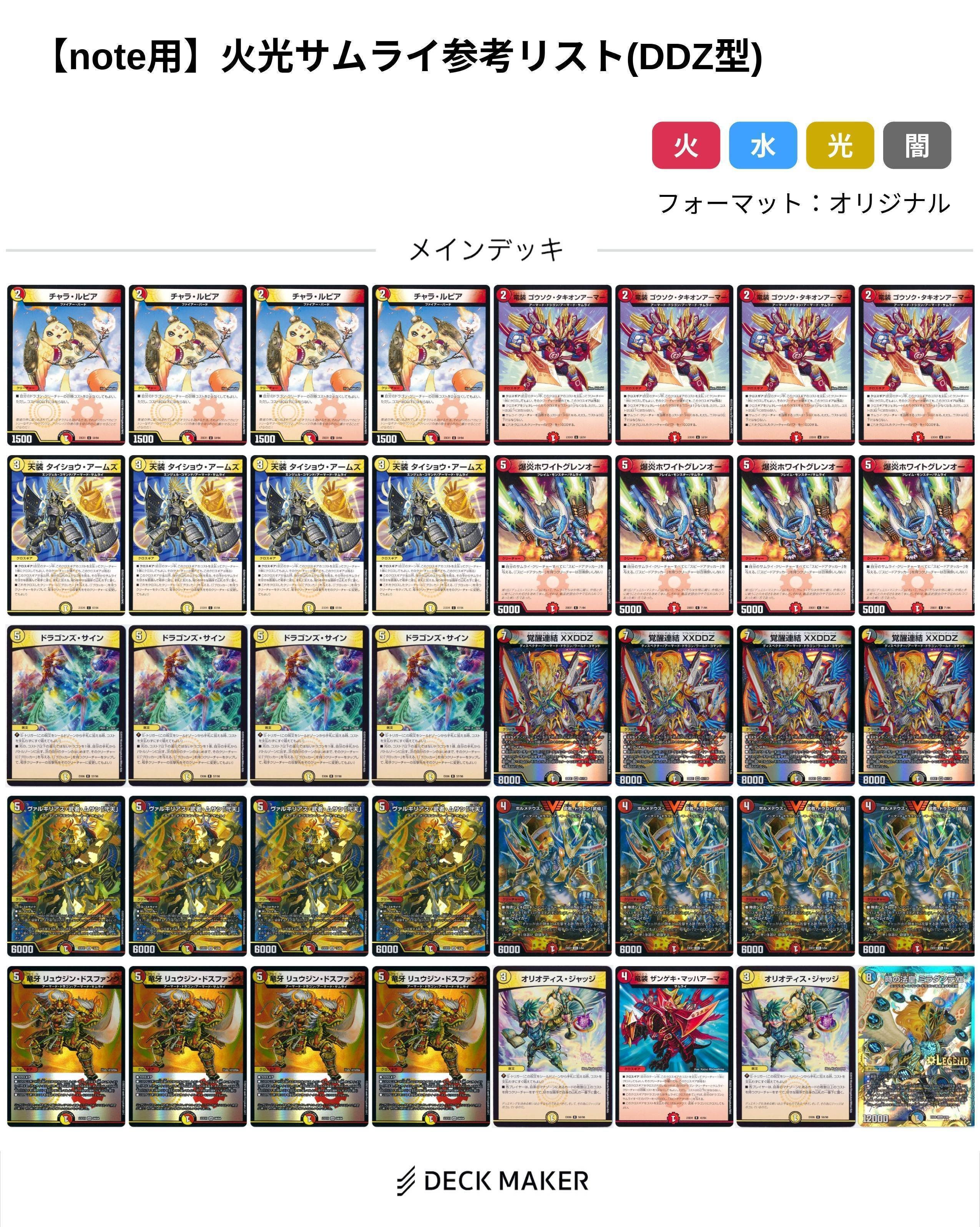 5cザーディクリカデッキ 5cコントロールデッキ【3重スリーブ