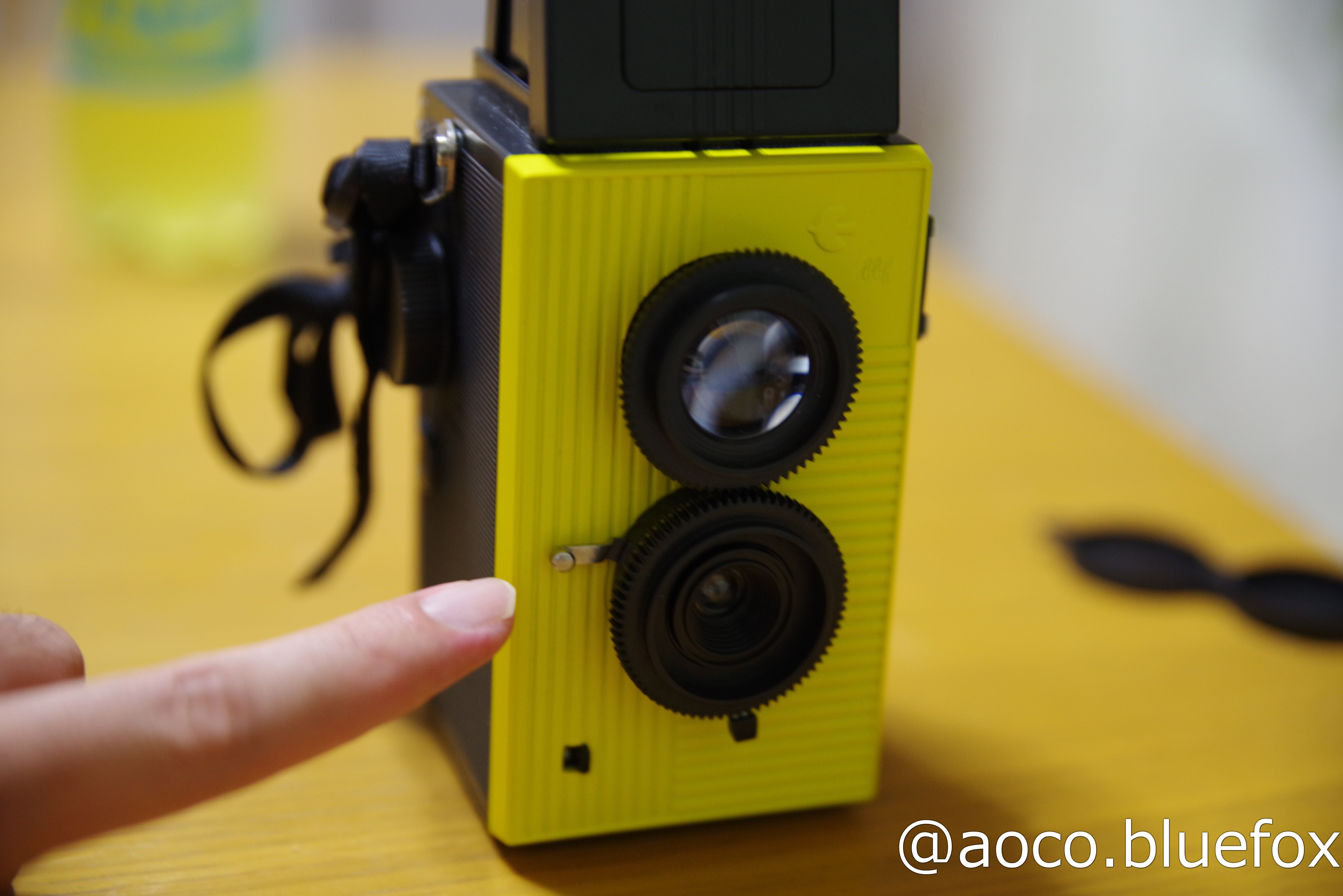 blackbird,fly イエロー 二眼レフカメラ フィルムカメラに思いを馳せて