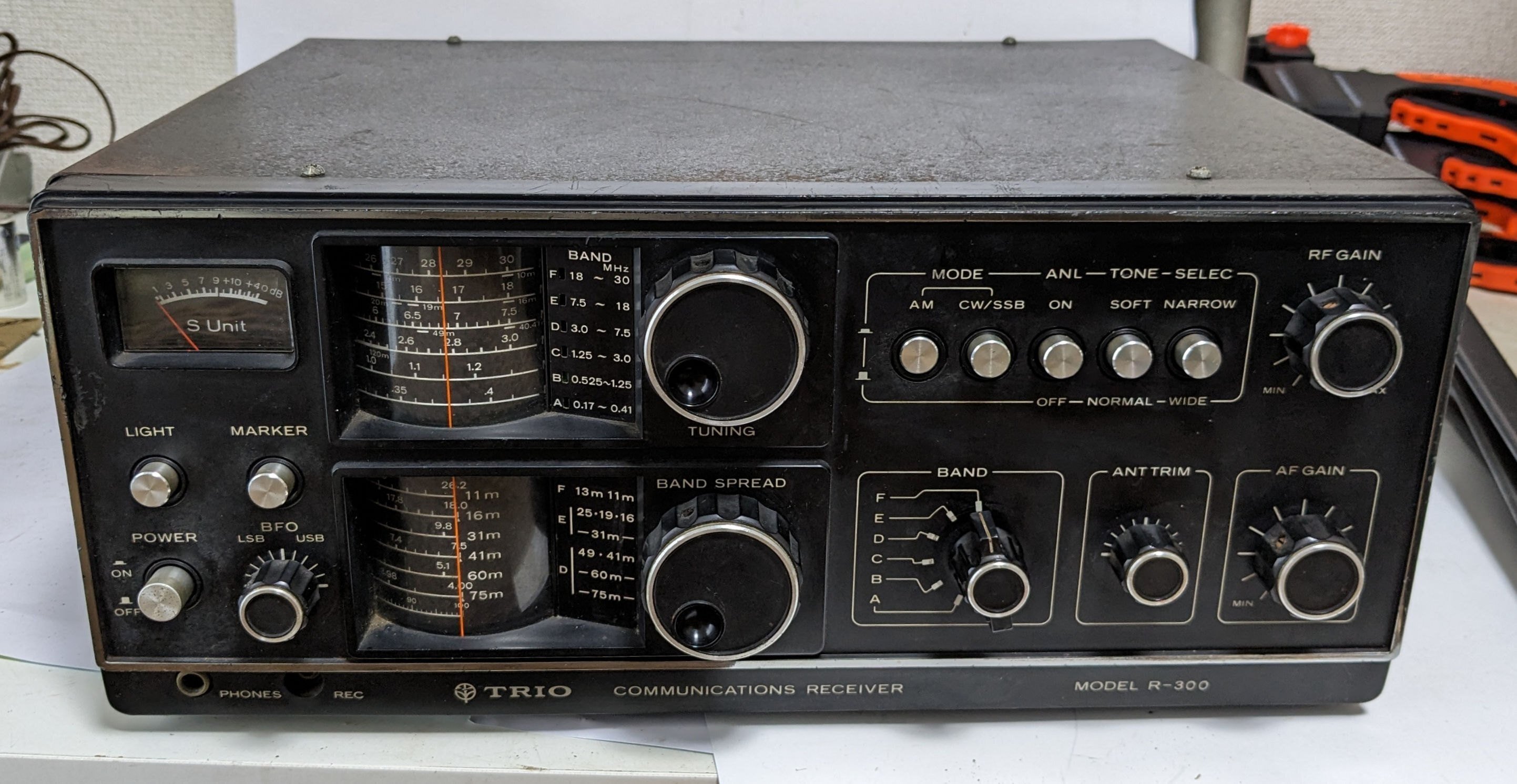 動作品TRIO トリオ 9R-59 真空管式 通信型受信機 Yahoo!オークション