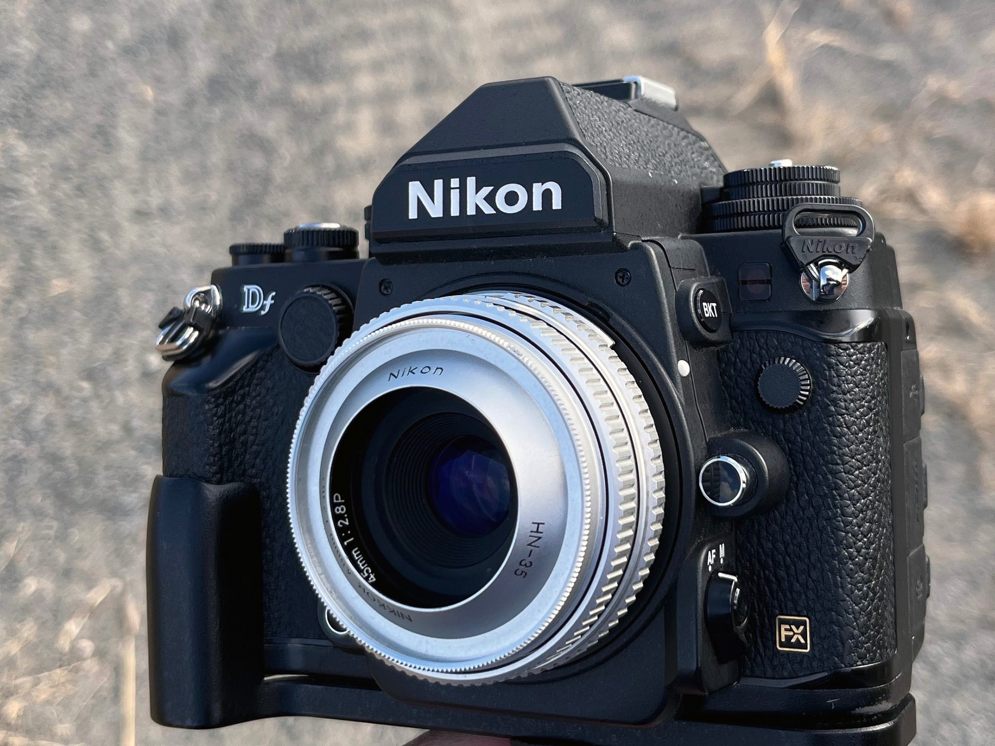 Nikon ニコン Ai-S NIKKOR 45mm F2.8 P シルバー 美品｜フード付] Nikon