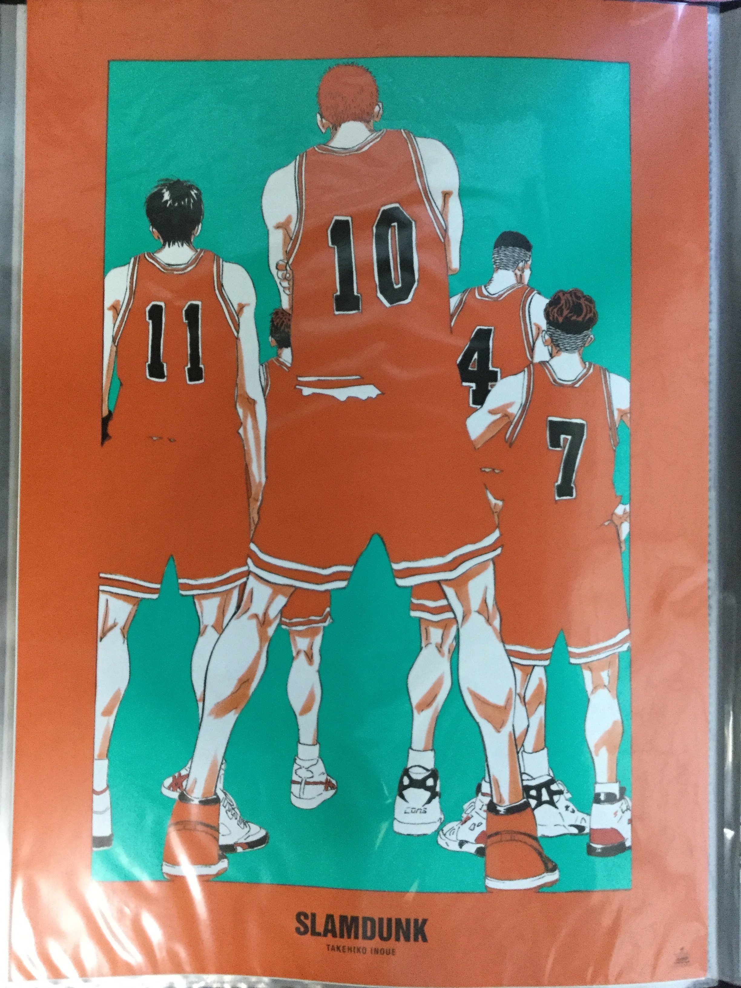 新品 希少 ジャンプ展 会場限定グッズ スラムダンク 原画風クリア