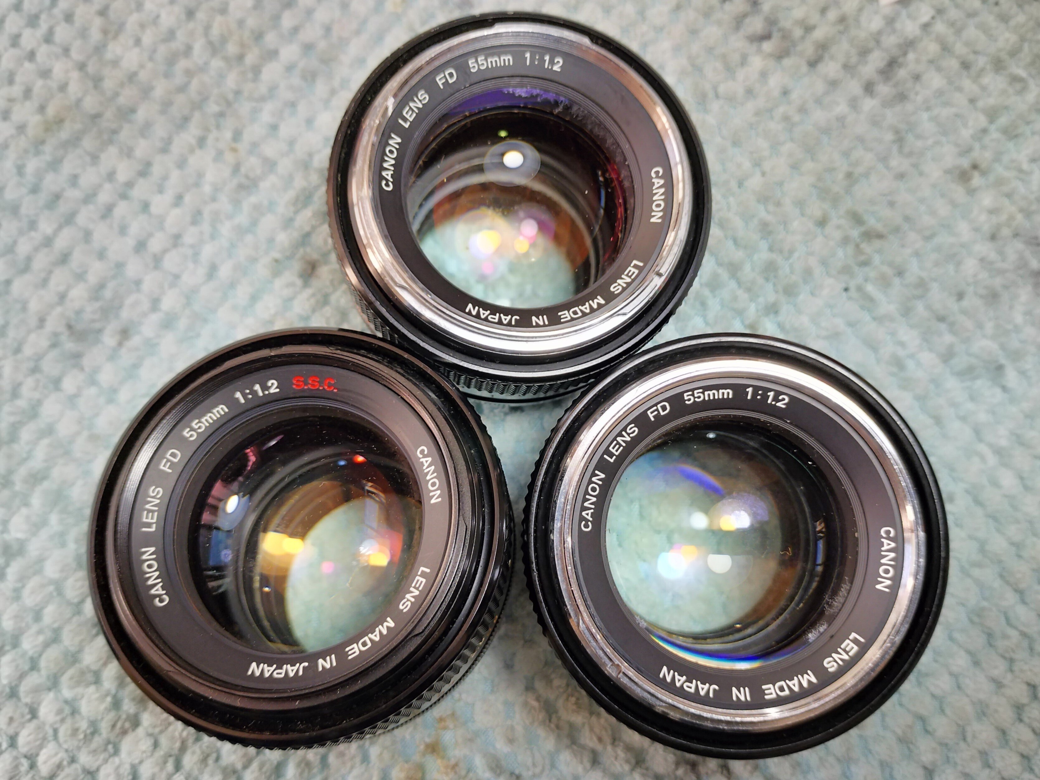 Canon FD 55mm F/1.2の分解｜フィルムカメラ修理のアクアカメラ