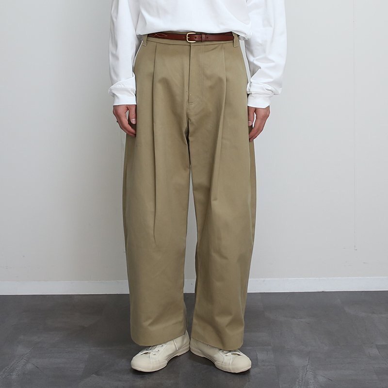 早いもの勝ち】スタジオニコルソン パンツ CREAM SORTE XS STUDIO