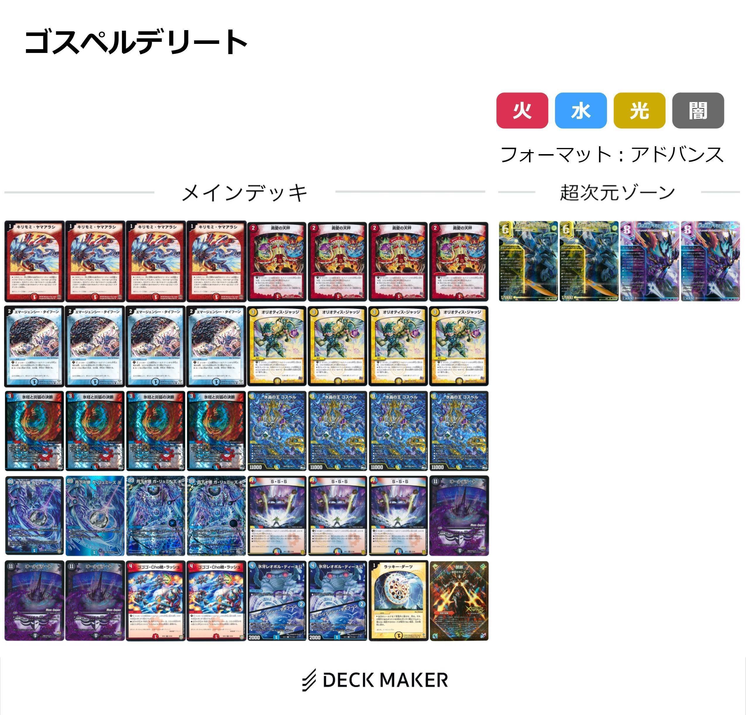 ゴスペルデリートデッキ ラッカゴスペルのすすめ｜あきはる(せれん)