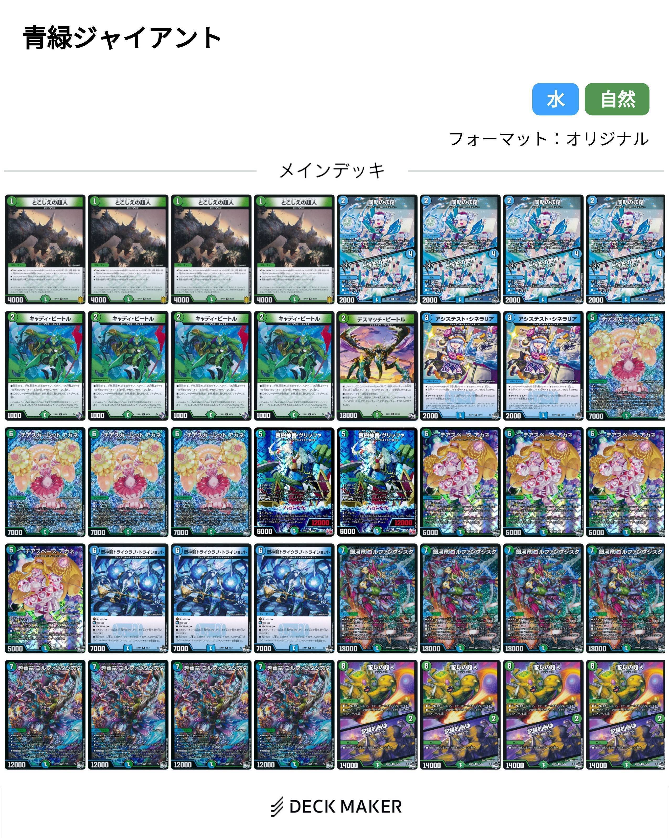 デュエルマスターズ 青緑ジャイアント 調整パーツ付き デュエル