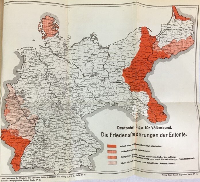 相互了解による講和」を代表した政治家達が発行したヴェルサイユ条約