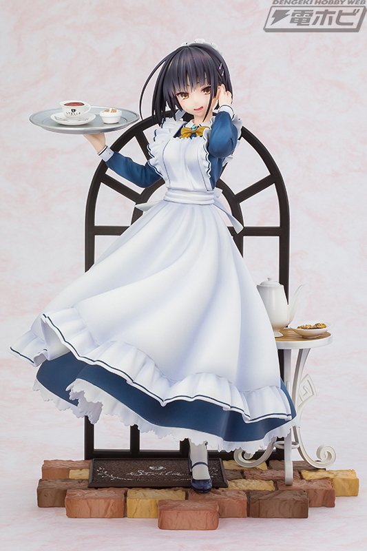 喫茶ステラと死神の蝶』より、四季ナツメが喫茶ステラの制服姿で