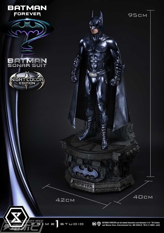 闇夜に映える「夜の色」の塗装が美しい『バットマン フォーエヴァー