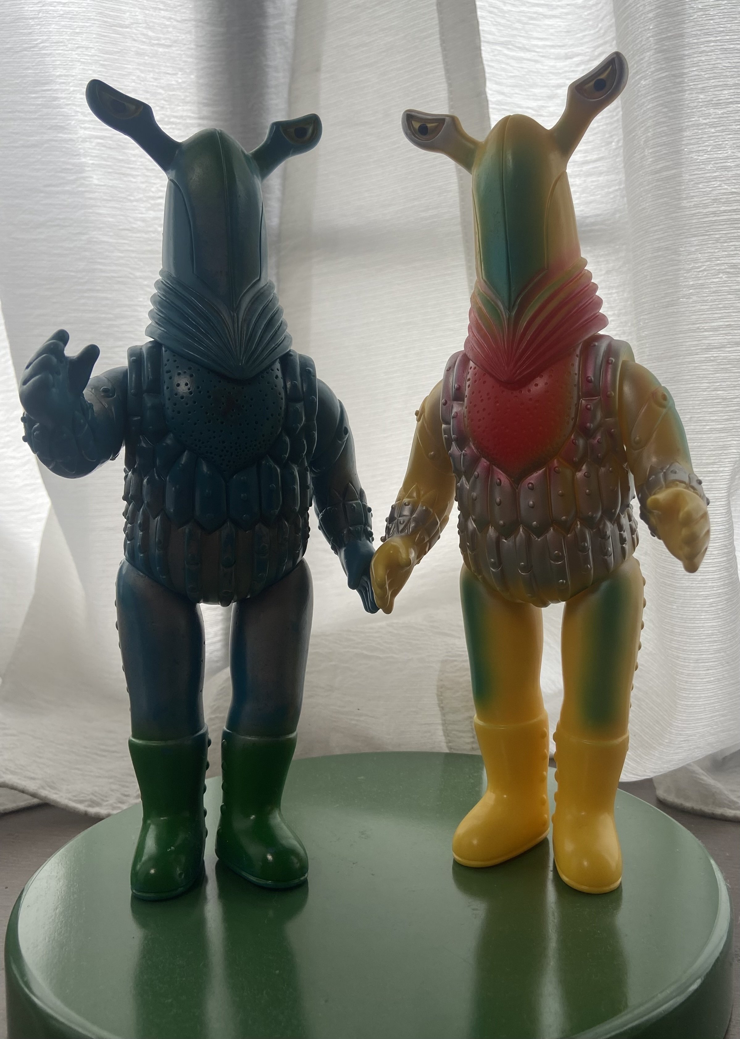 ブルマァク製 スタンダード・ソフビ(新旧) ペガッサ星人嵌着点検