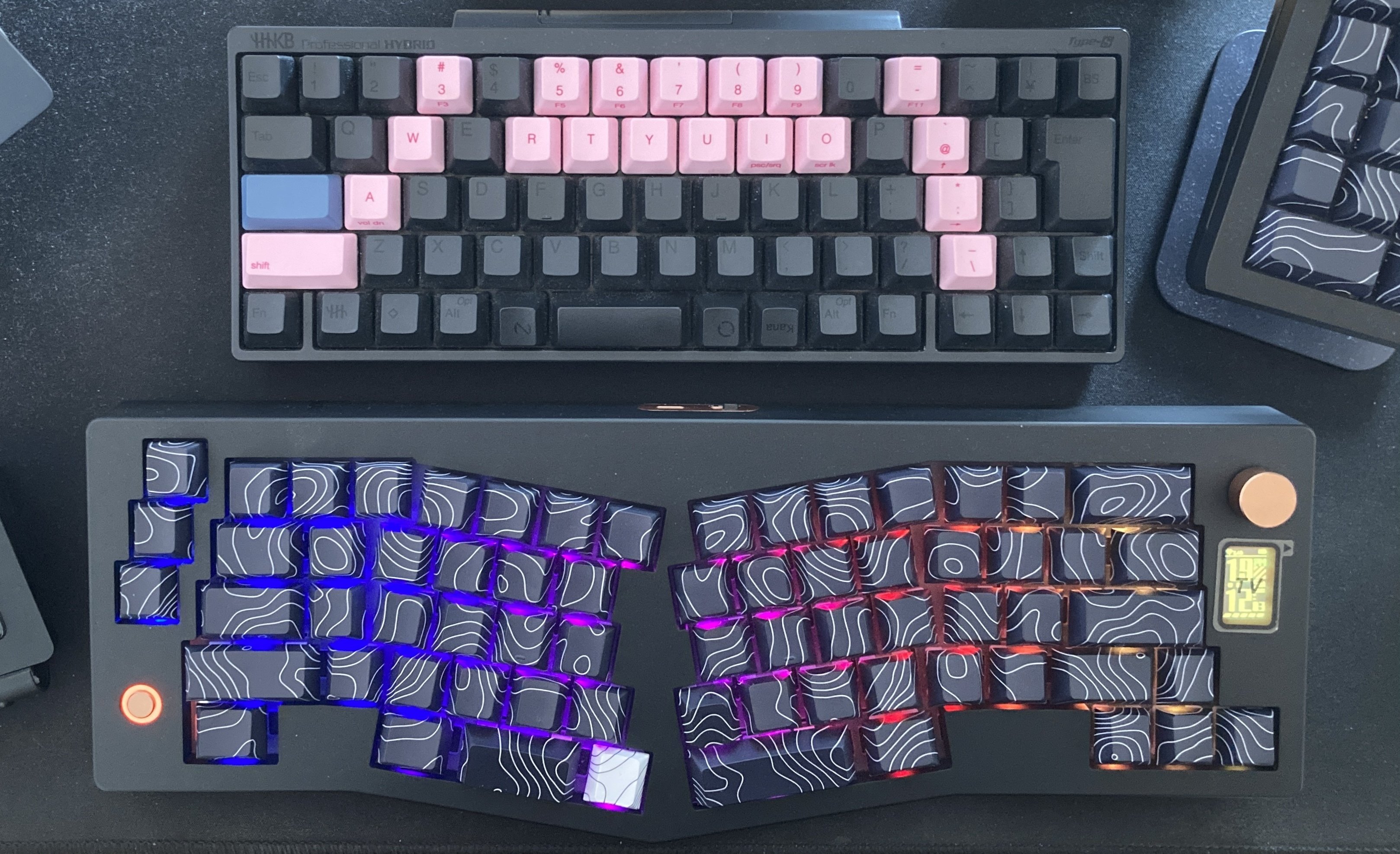 OwLab Spring Gray アリス配列 自作キーボード ケース純正外品 自作