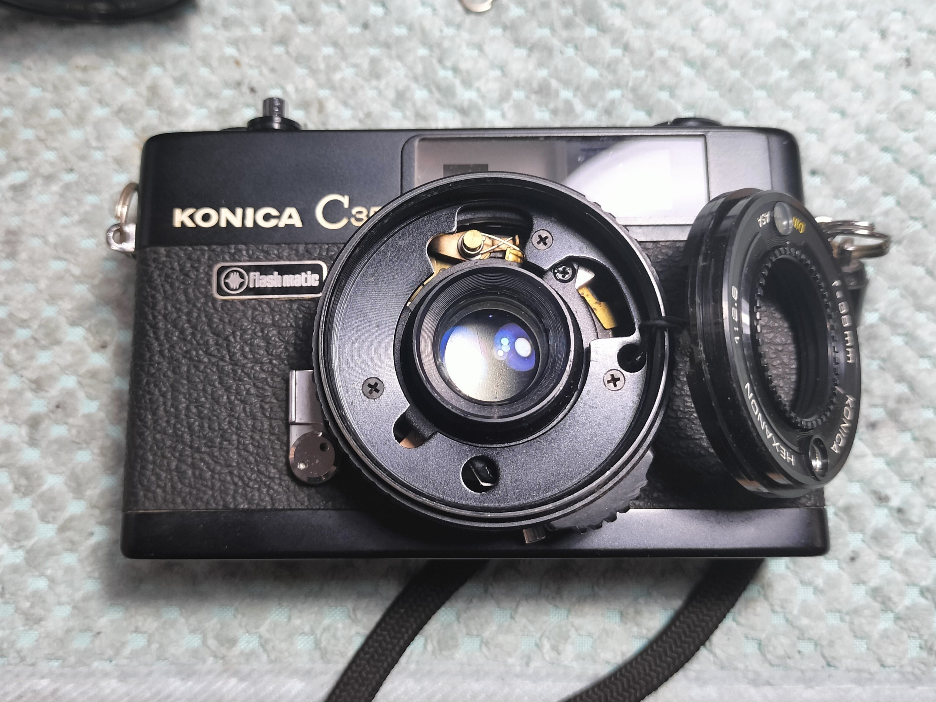 510 KONICA コニカC35 フラッシュマチック 分解整備済の完動美品 楽天