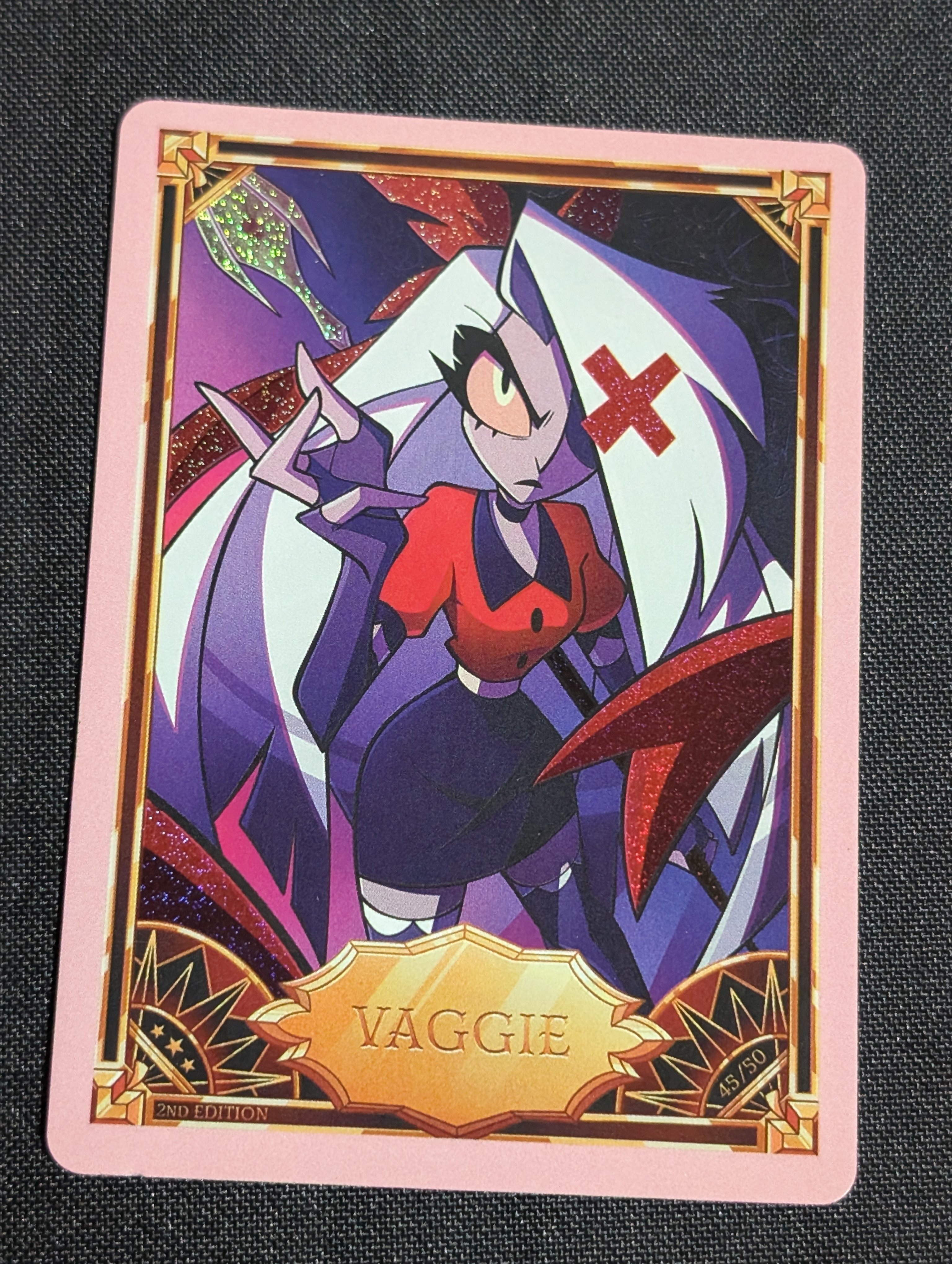 ハズビンホテル ルシファー トレカ カード ホロ foil ハズビンホテル