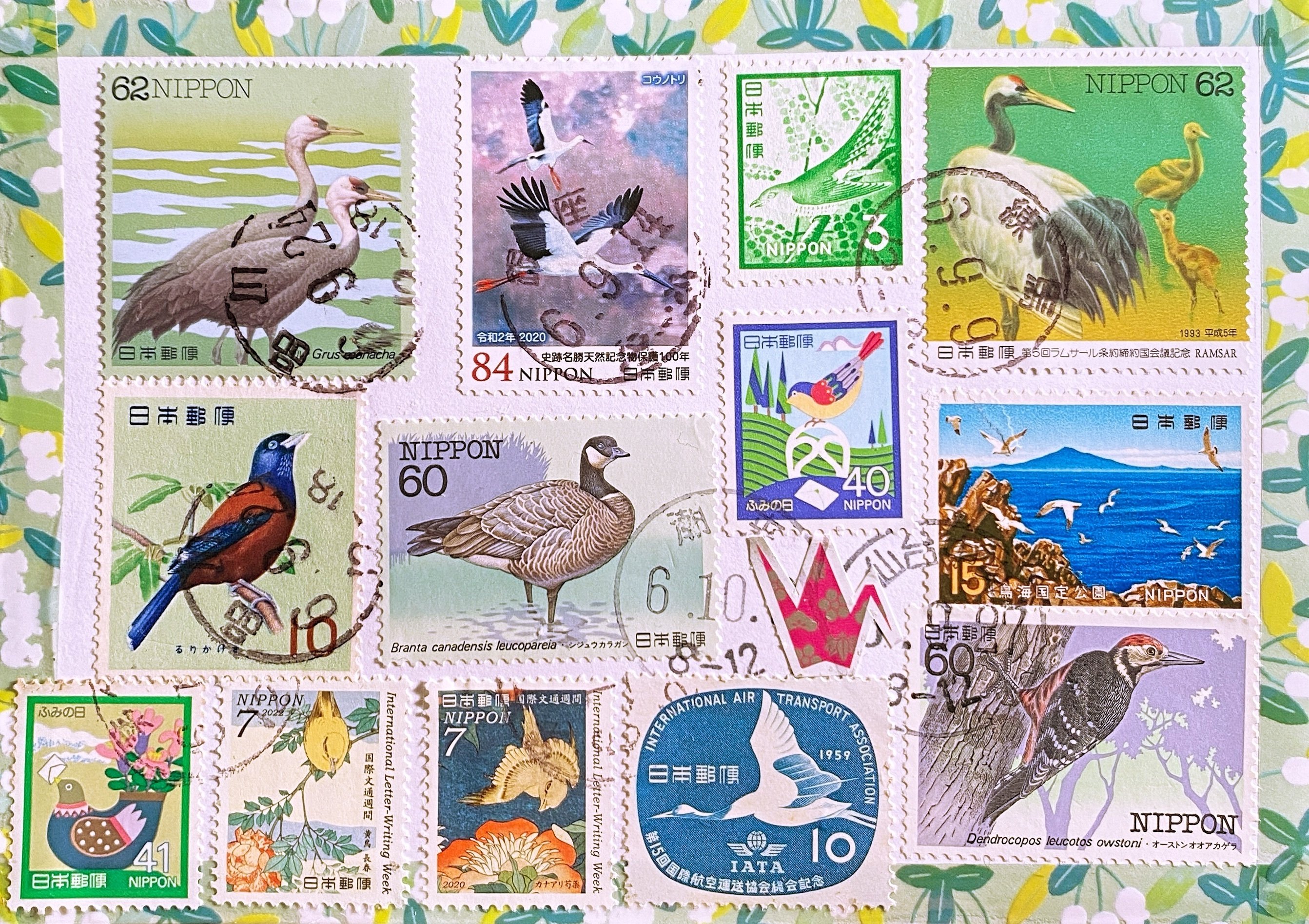 チェーンカード #3 「鳥切手編」｜手紙魔Yukoのお手紙ライフ