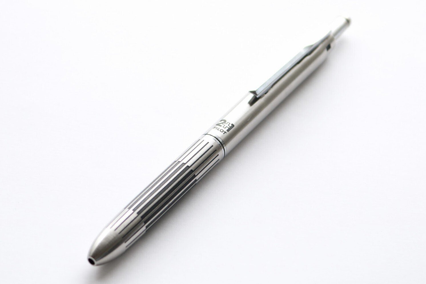 PILOT 細字3色ストライプ｜ふた