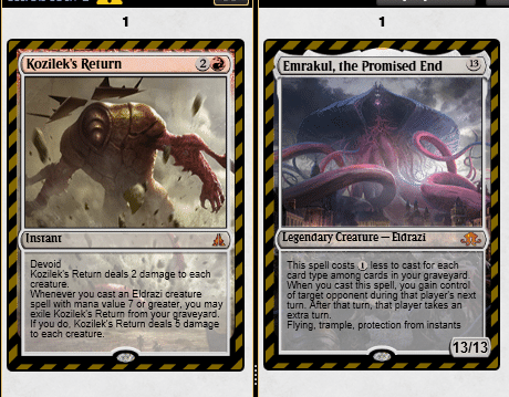 MosMosエルドラージランプサイドボードセット MosMos エルドラージ