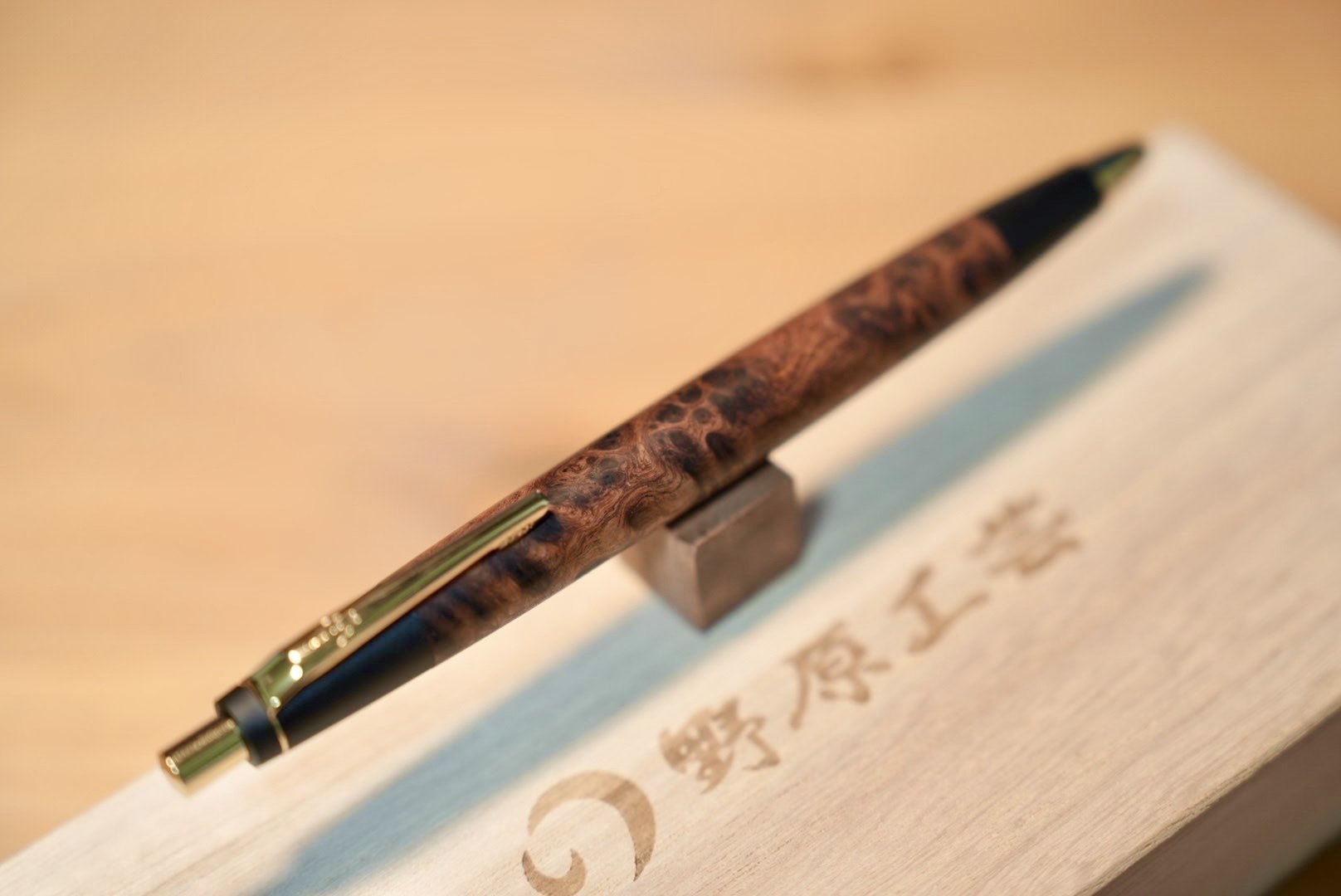 野原工芸 エンジュの太軸ペン 刻印あり Amazon.co.jp: 野原工芸