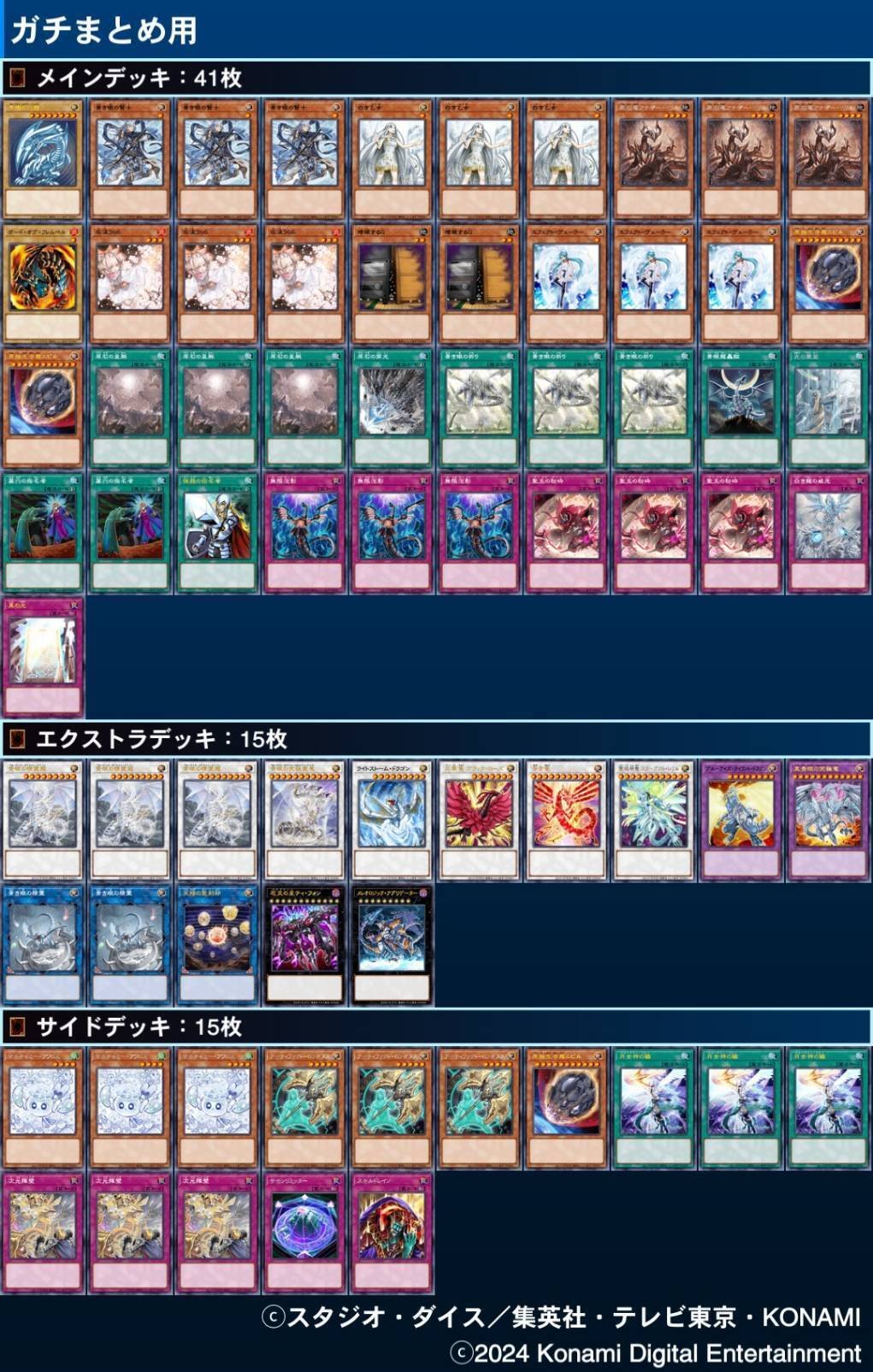 大会優勝構築 原石 青眼 デッキ 原石の皇脈 Sリトルナイト 大会優勝