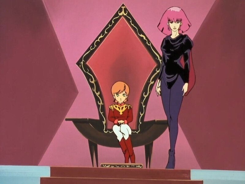 機動戦士ガンダムZZ ハマーン・カーン セル画 動画用紙貼りつき 機動