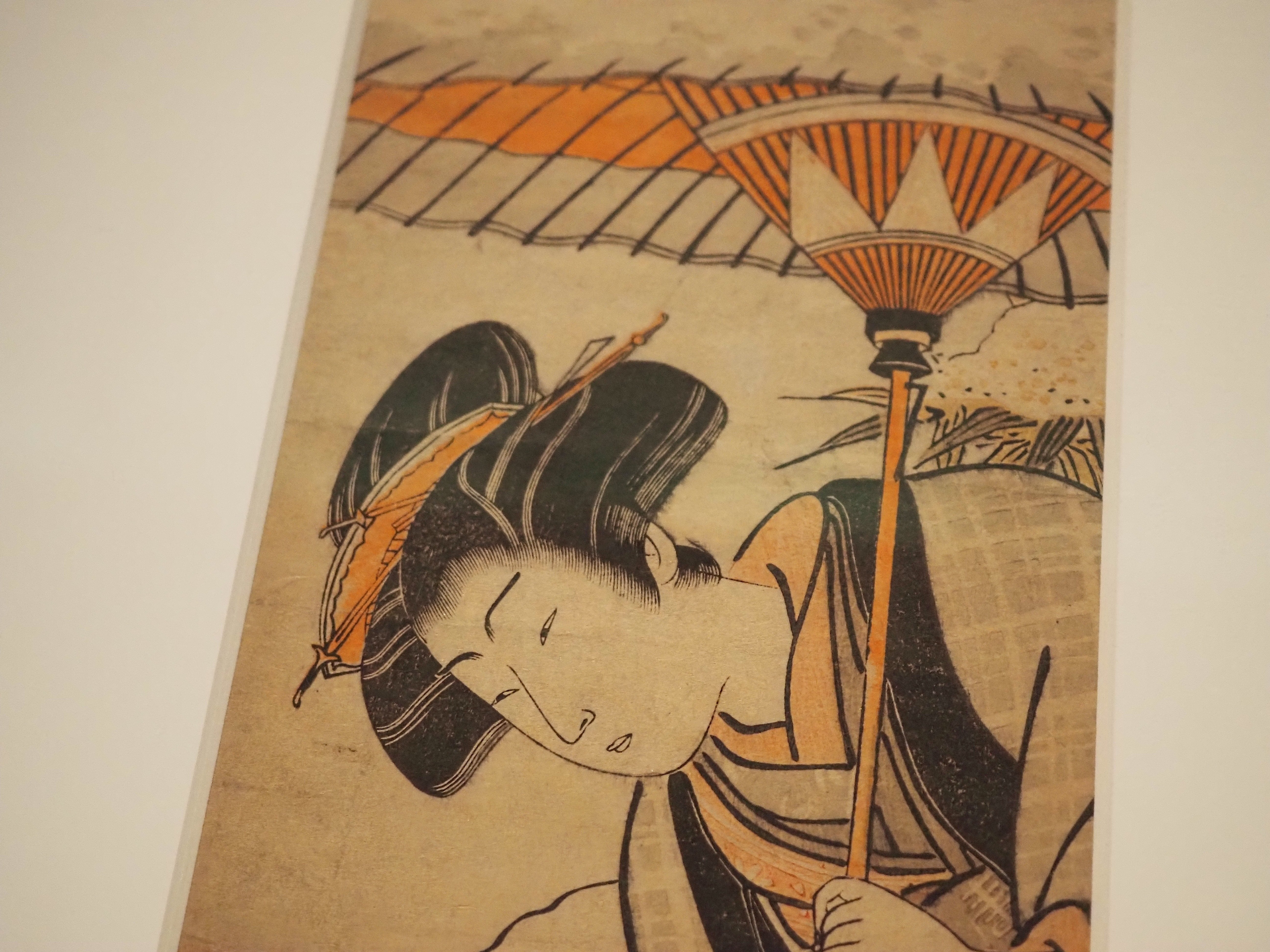 磯田湖龍斎 浮世絵木版画 湯上り美人図 鈴木春信 磯田湖龍斎 浮世絵木