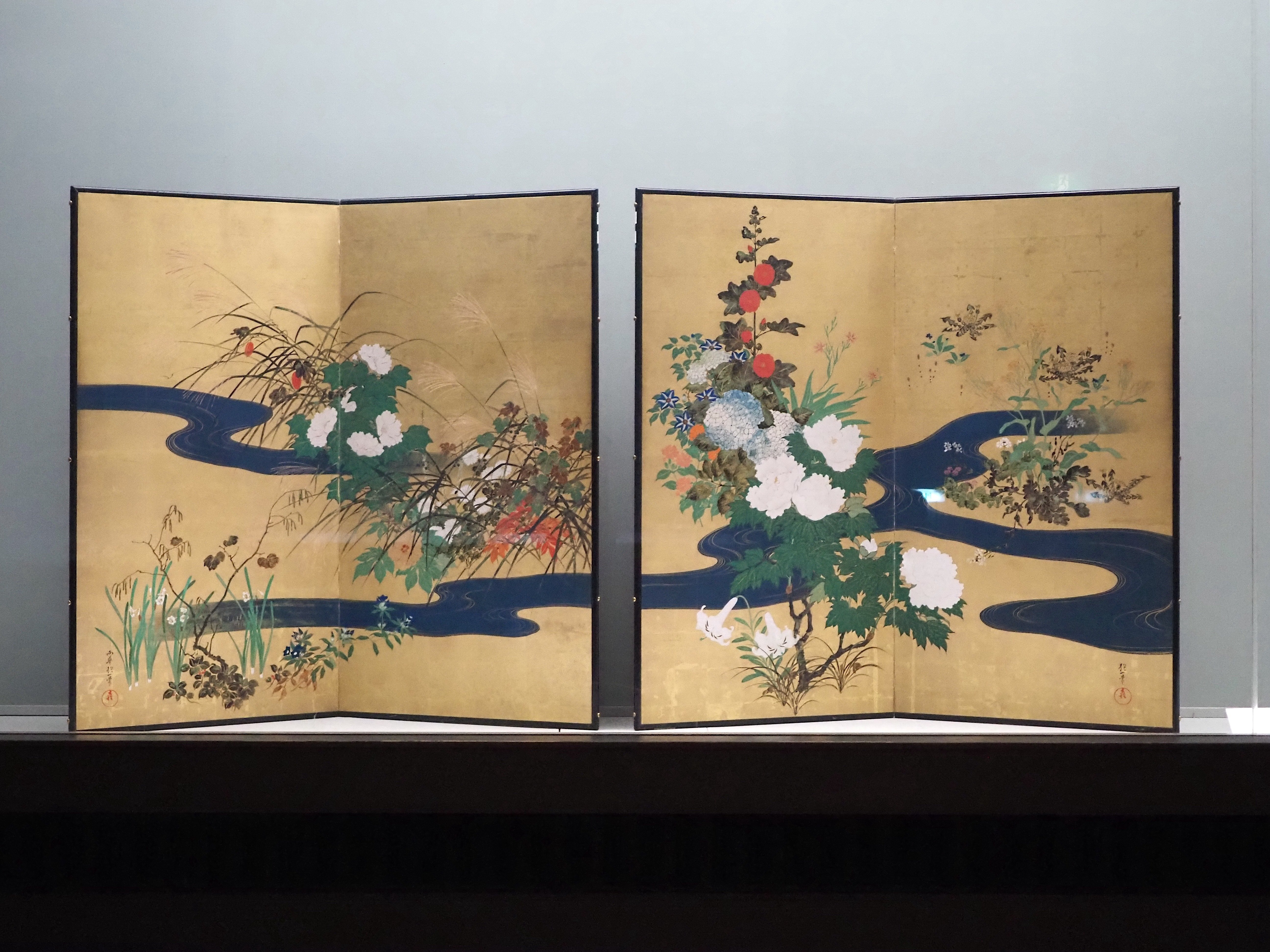 なにこの見ていて気持ちいい書画！…酒井抱一と根岸の仲間たち ＠東京