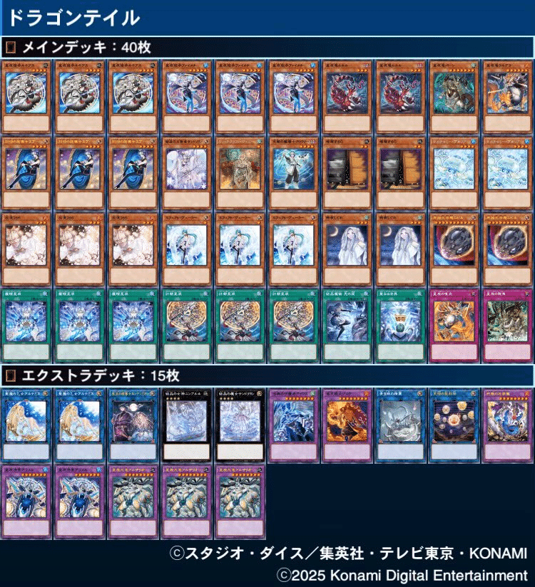 遊戯王 ドラゴンテイル デッキパーツセット 遊戯王 ドラゴンテイル