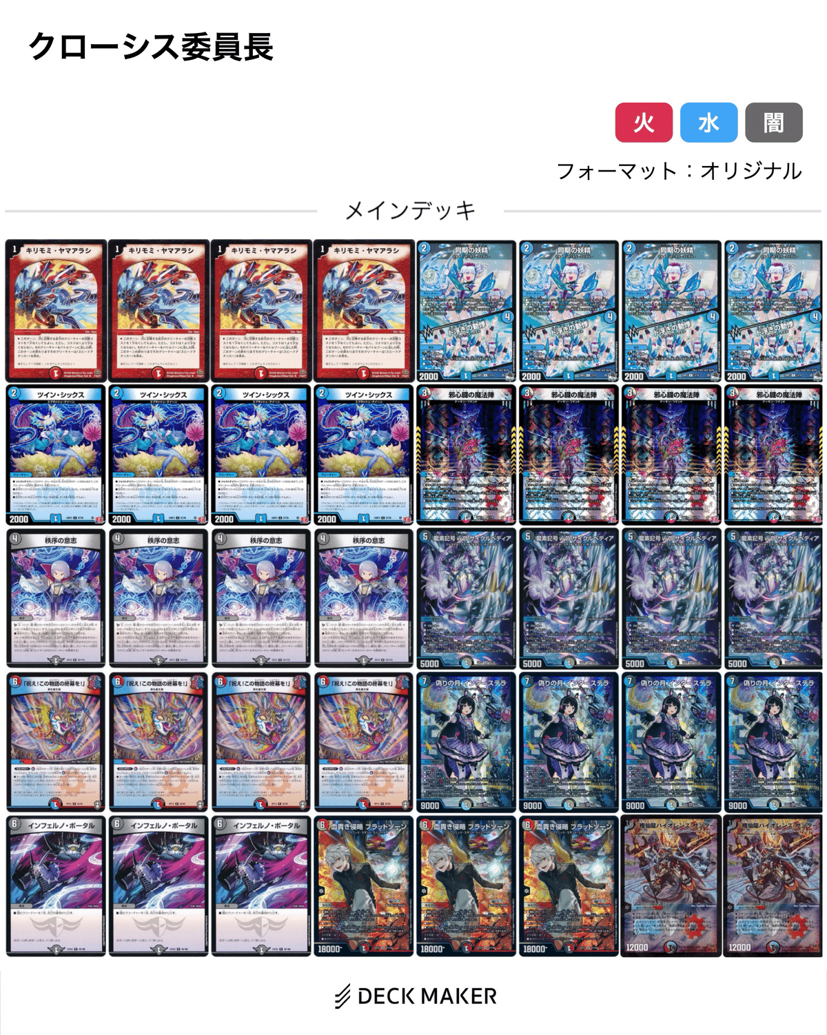 デュエルマスターズ アナカラーマルル デッキ スリーブ付き 微高レート