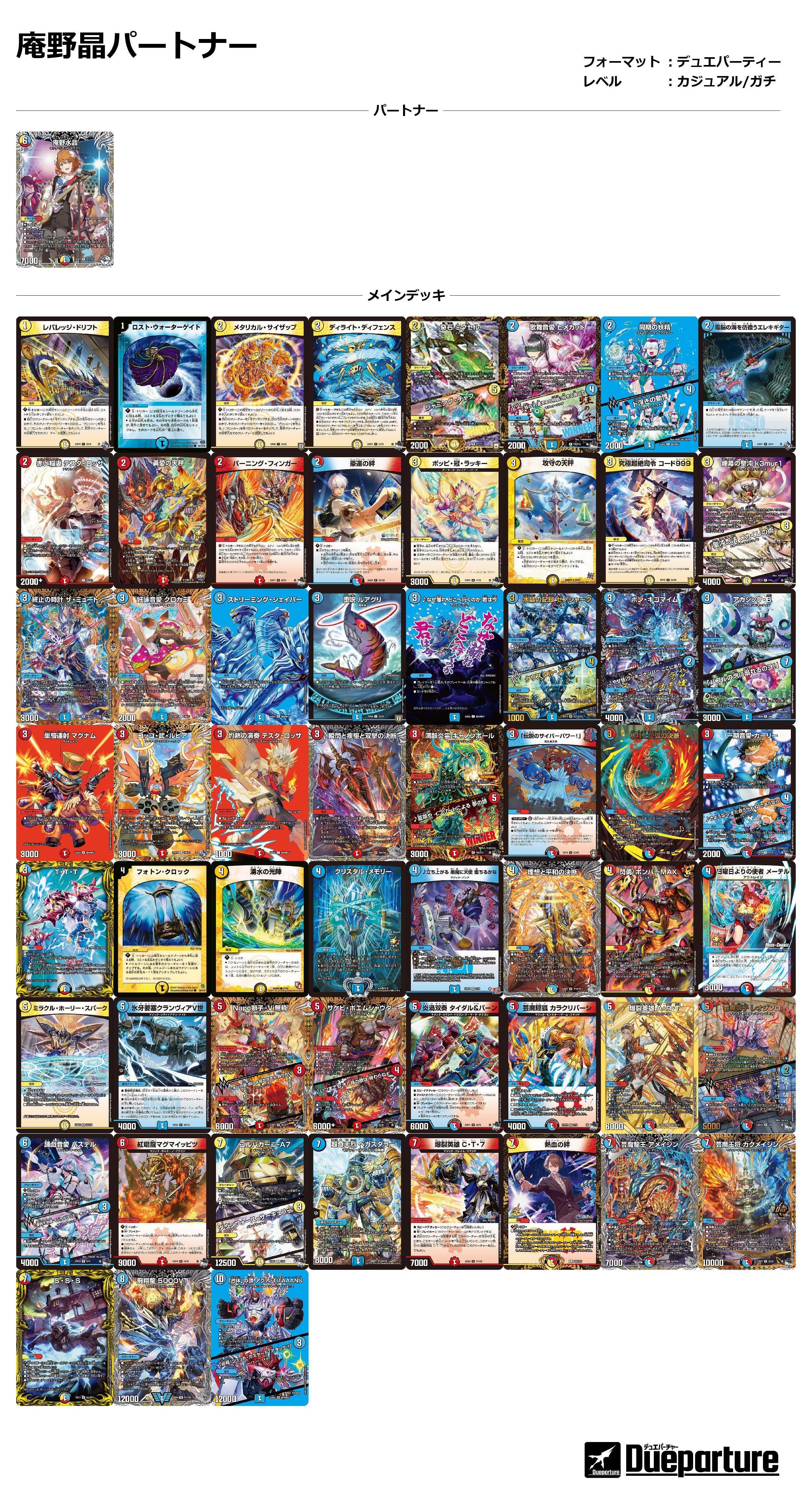 庵野水晶 デッキ ラッカゾージア ラッカ庵野 デッキパーツ