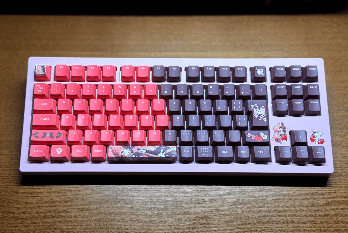 ブログ】『VSPO！GEAR GAMING KEYBOARD 橘ひなのEdition』レビュー