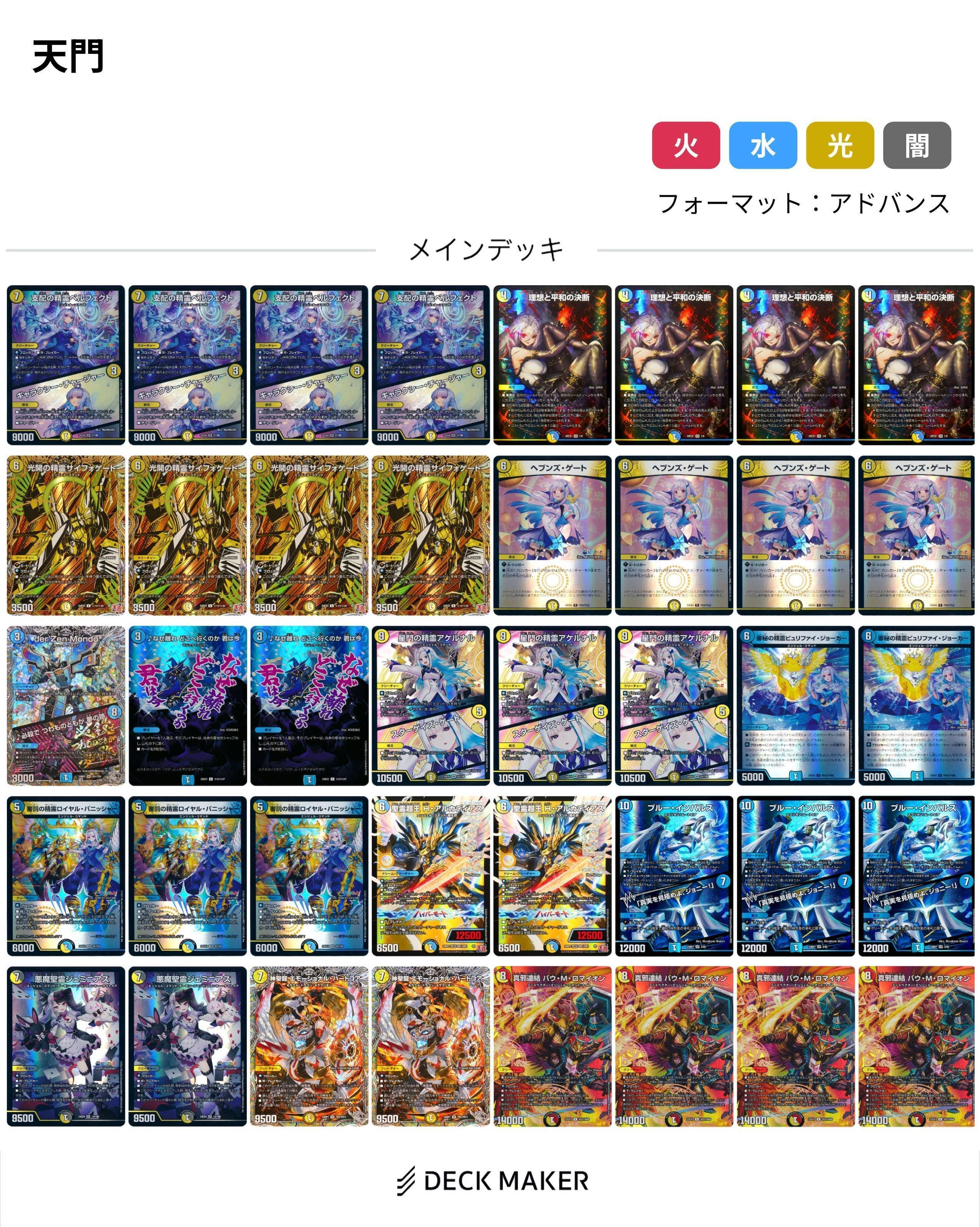 青白天門デッキパーツ 青白天門 デッキ パーツ付き オリジナル