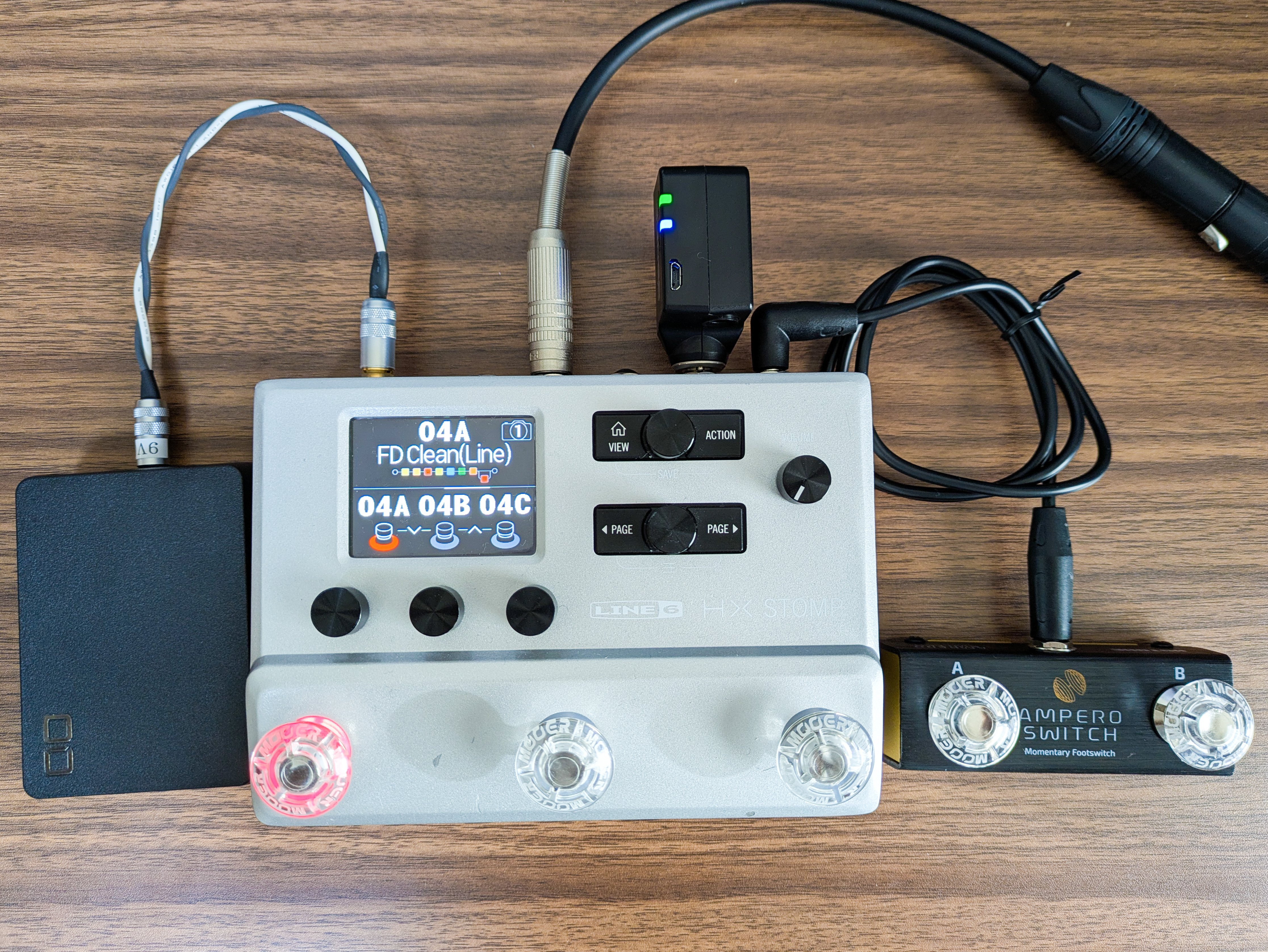 Line 6 HX STOMP XL & 新品オヤイデ DC-3398 ギター LINE 6/HX STOMP KiNf: