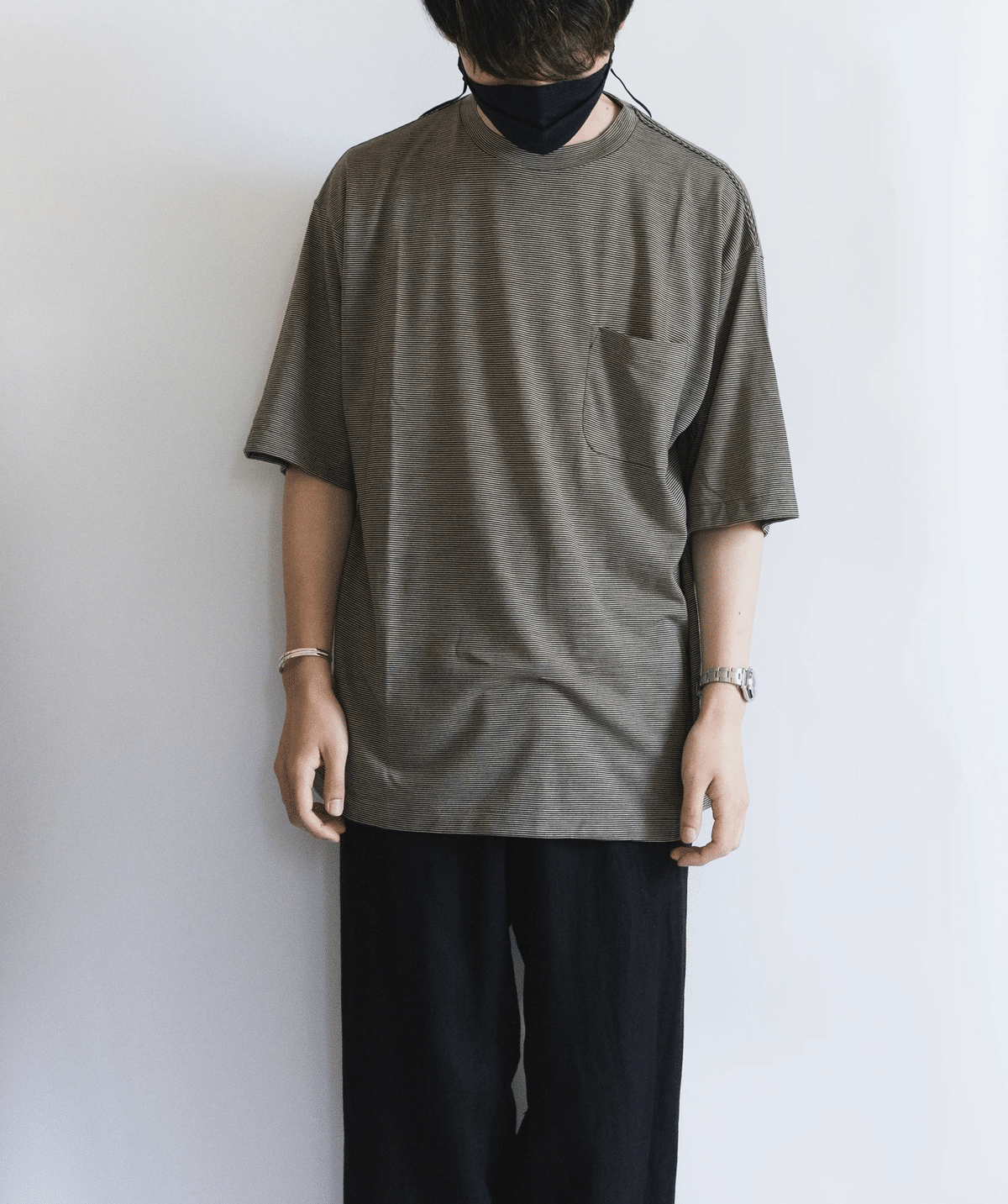 COMOLI 22SS ウール天竺ノースリーブ CHARCOAL 3 COMOLI ウール天竺