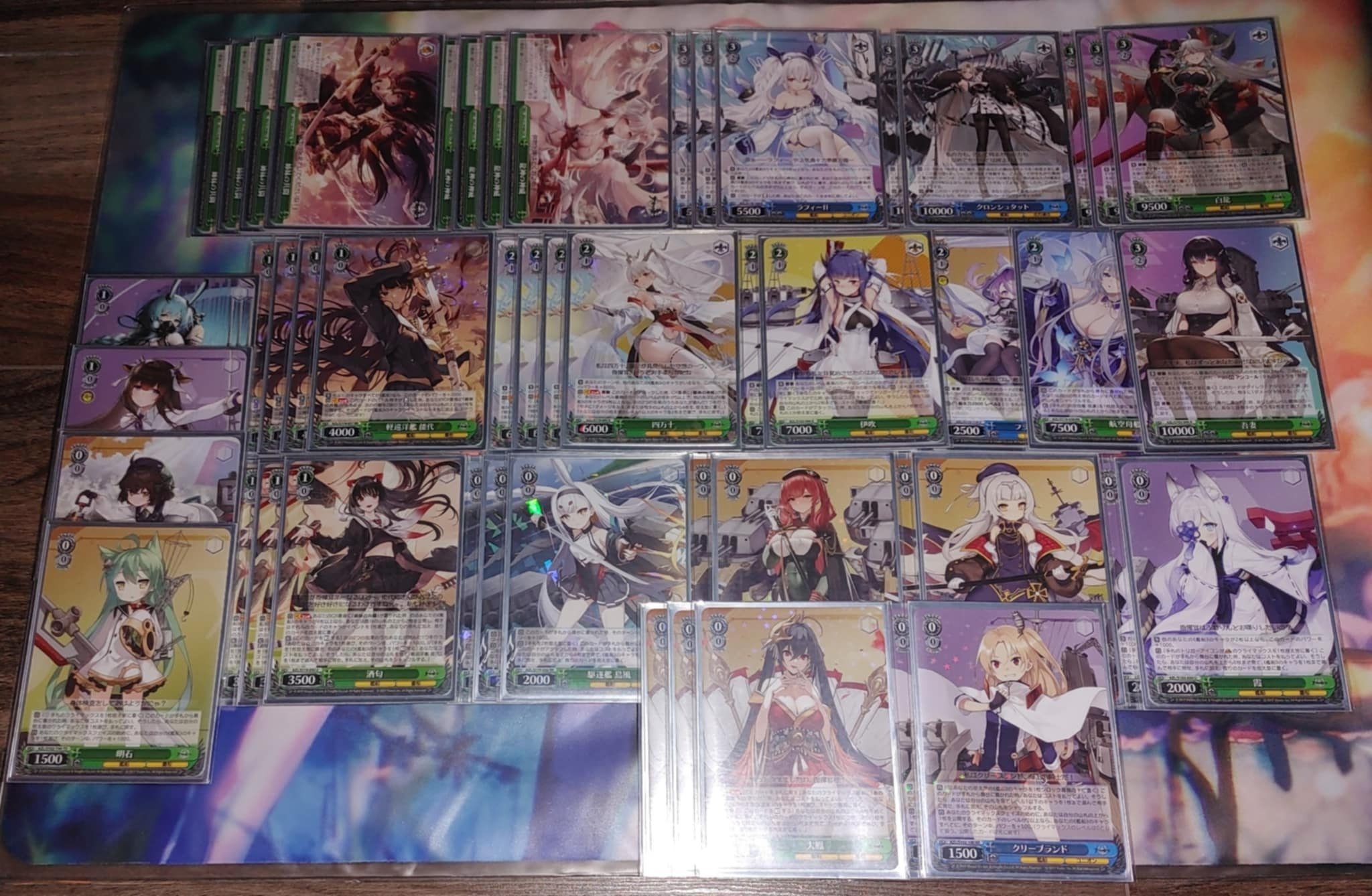 ヴァイス アズールレーン デッキ 8電源 RRRあり ヴァイス アズール