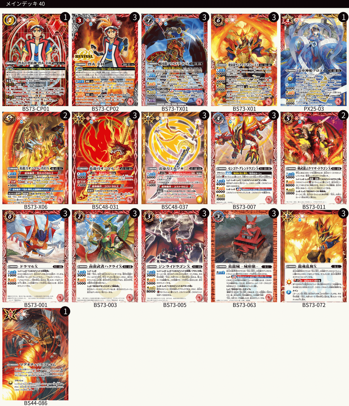 天地転世/烈火幸村3コンセット バーニングソウルドラゴン 天地転世