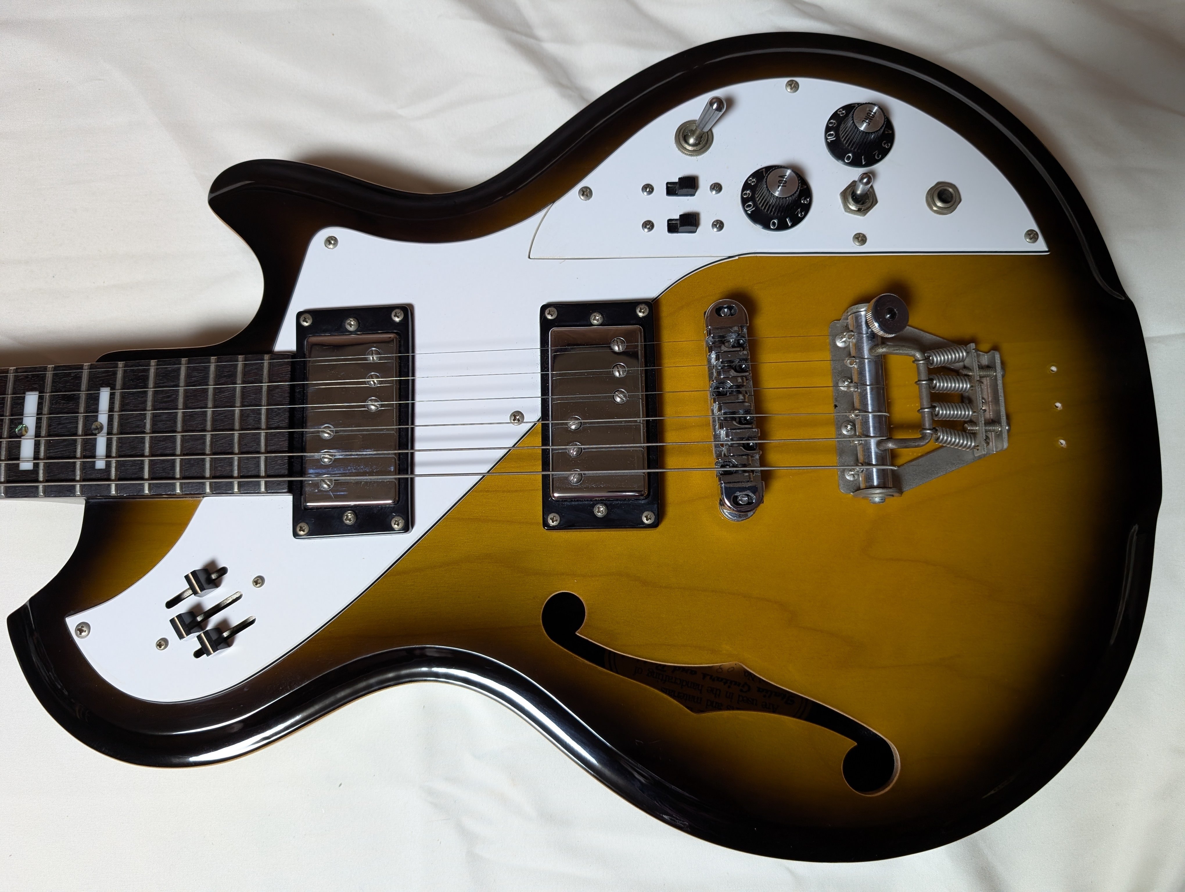 ビザール感のあるギターを更にビザール味を追加する改造｜歌月工芸