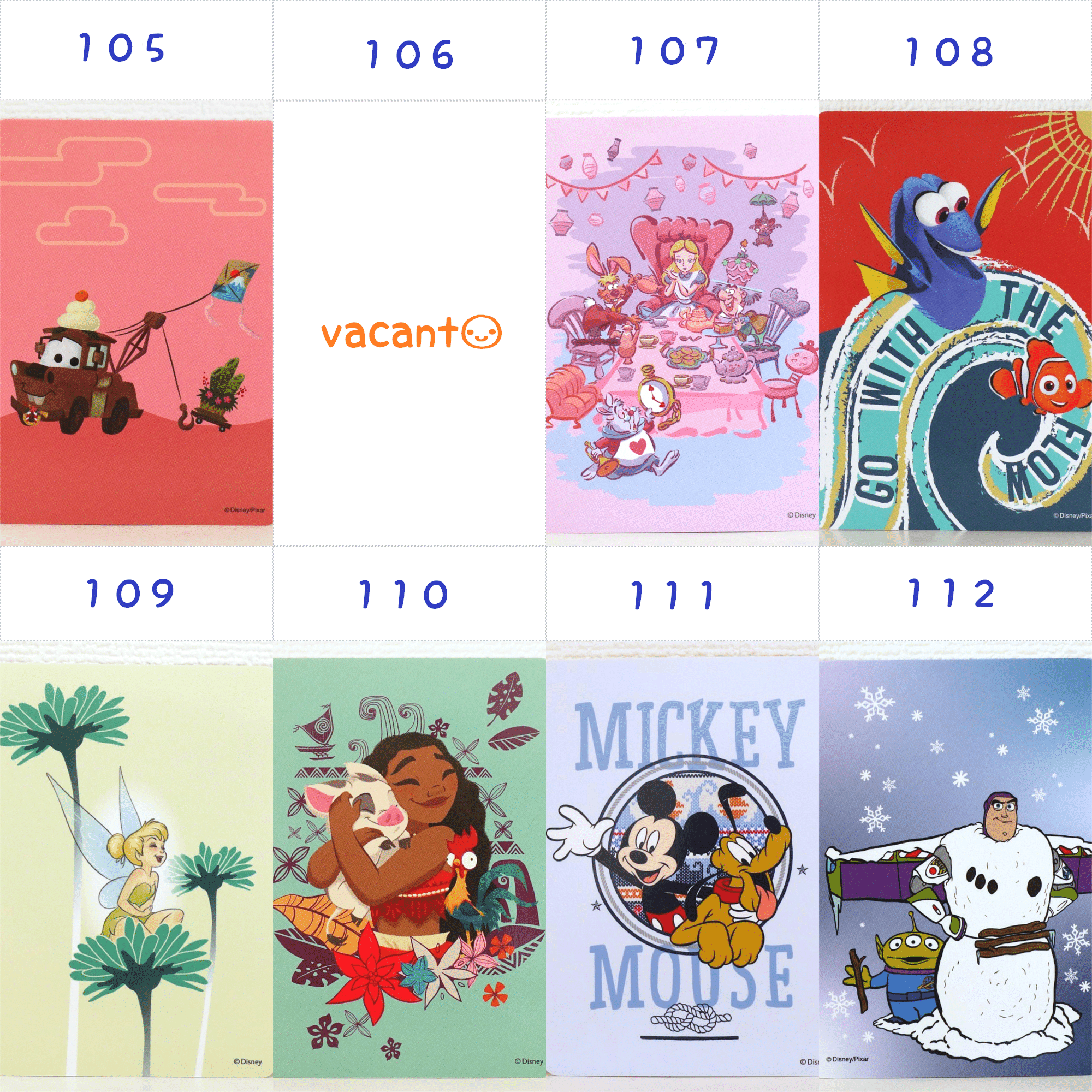 ディズニーストア じゃんけんカード ぬりえカード ディズニーストアの