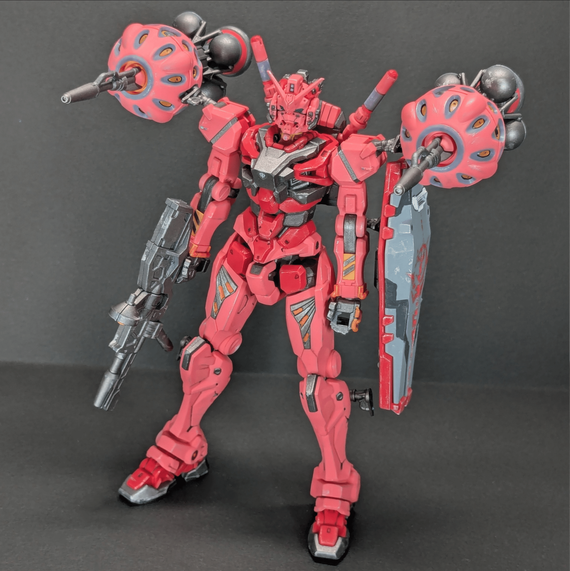 HG 赤いガンダム 完成品 部分塗装 HG 赤いガンダム｜太郎丸