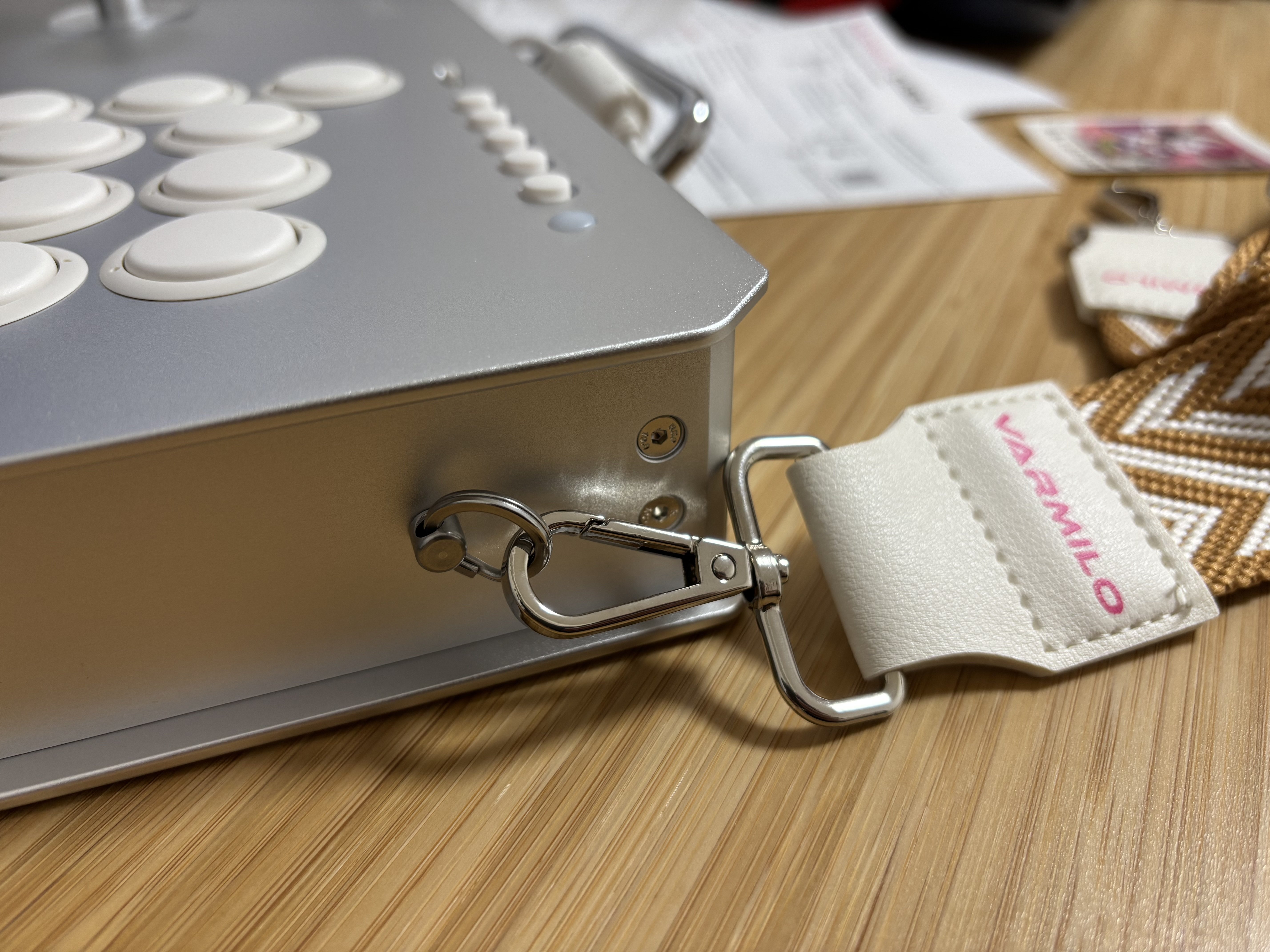 レバーアケコン VARMILO KASSAI レビュー | コンパクトな増設ボタンに