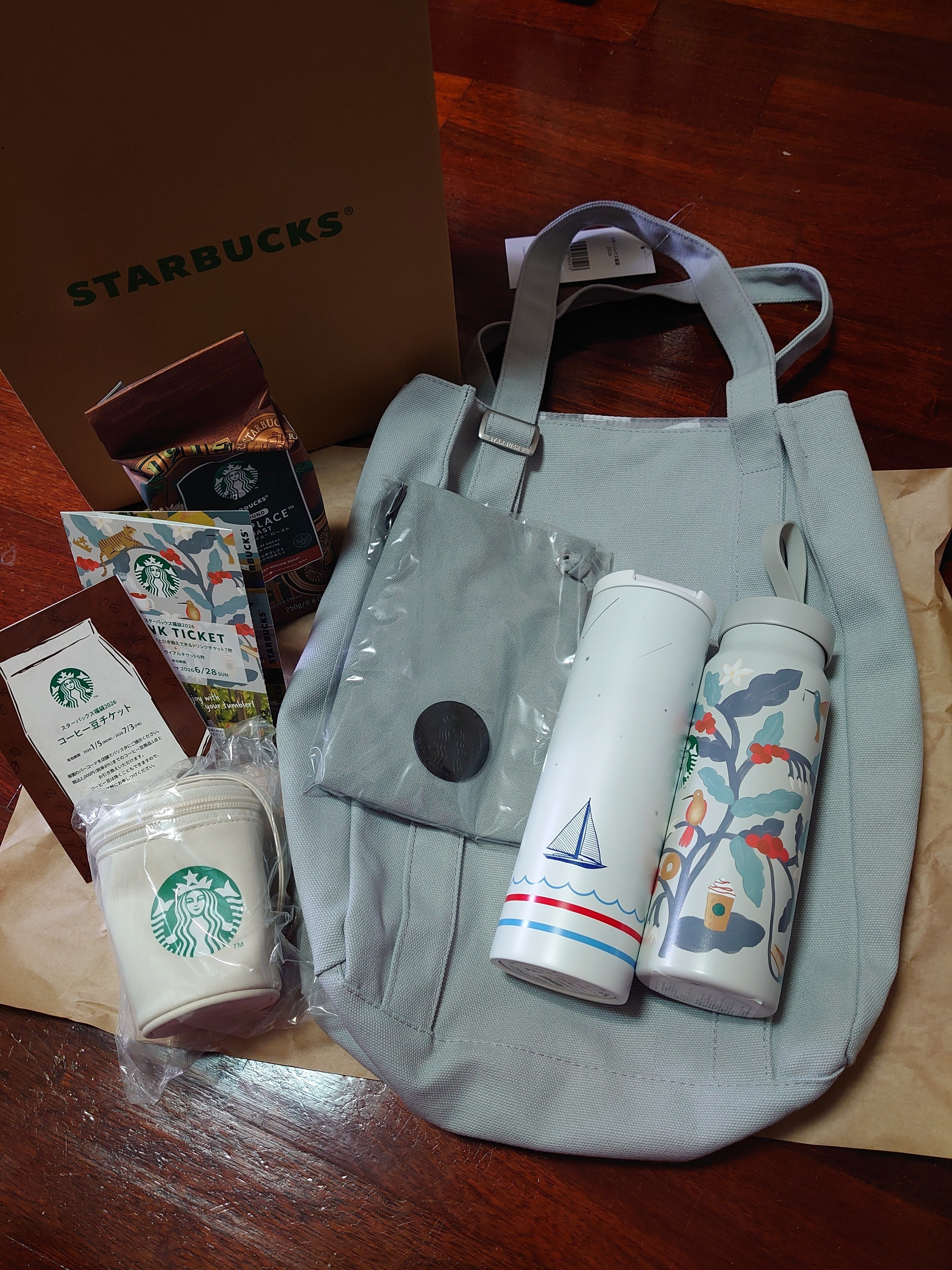 2026 スタバ 福袋 開封✨️｜minmin000