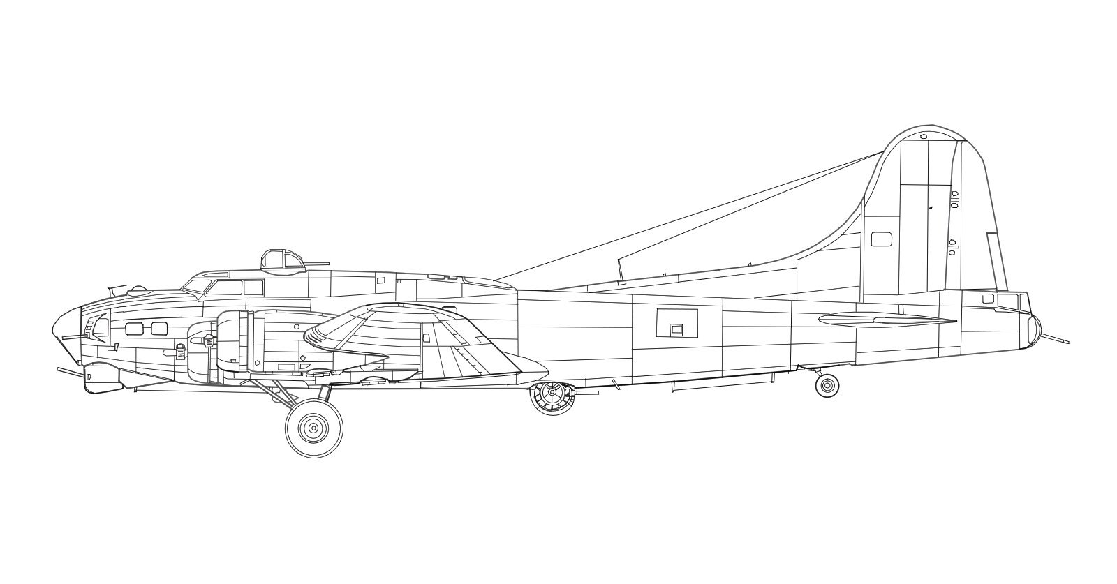 ボーイング B-17 フライング・フォートレス（1938）｜Gustav Papa