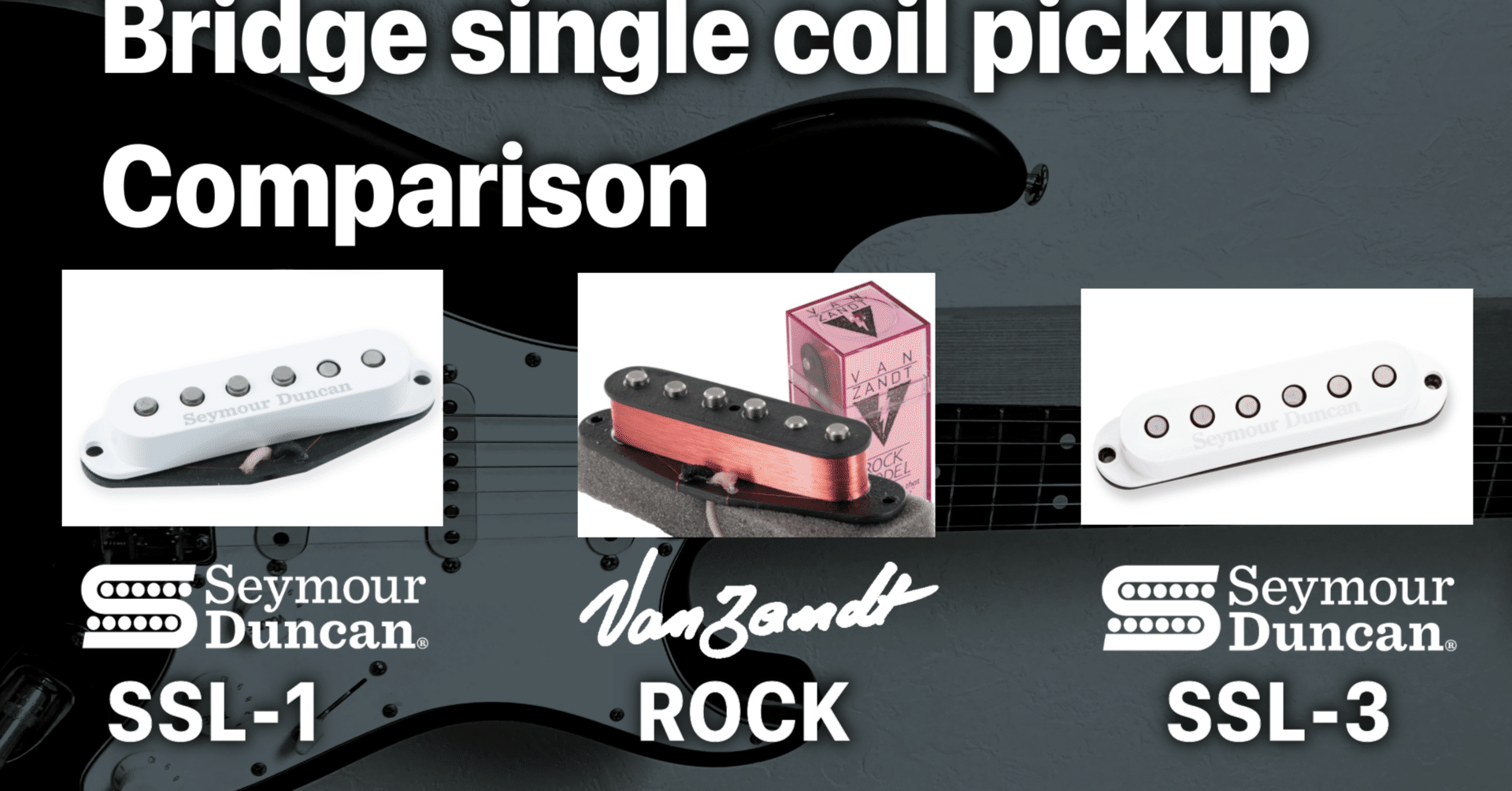 Seymour Duncan SSL-3レビューとSSL-1との比較｜Strattakk GT