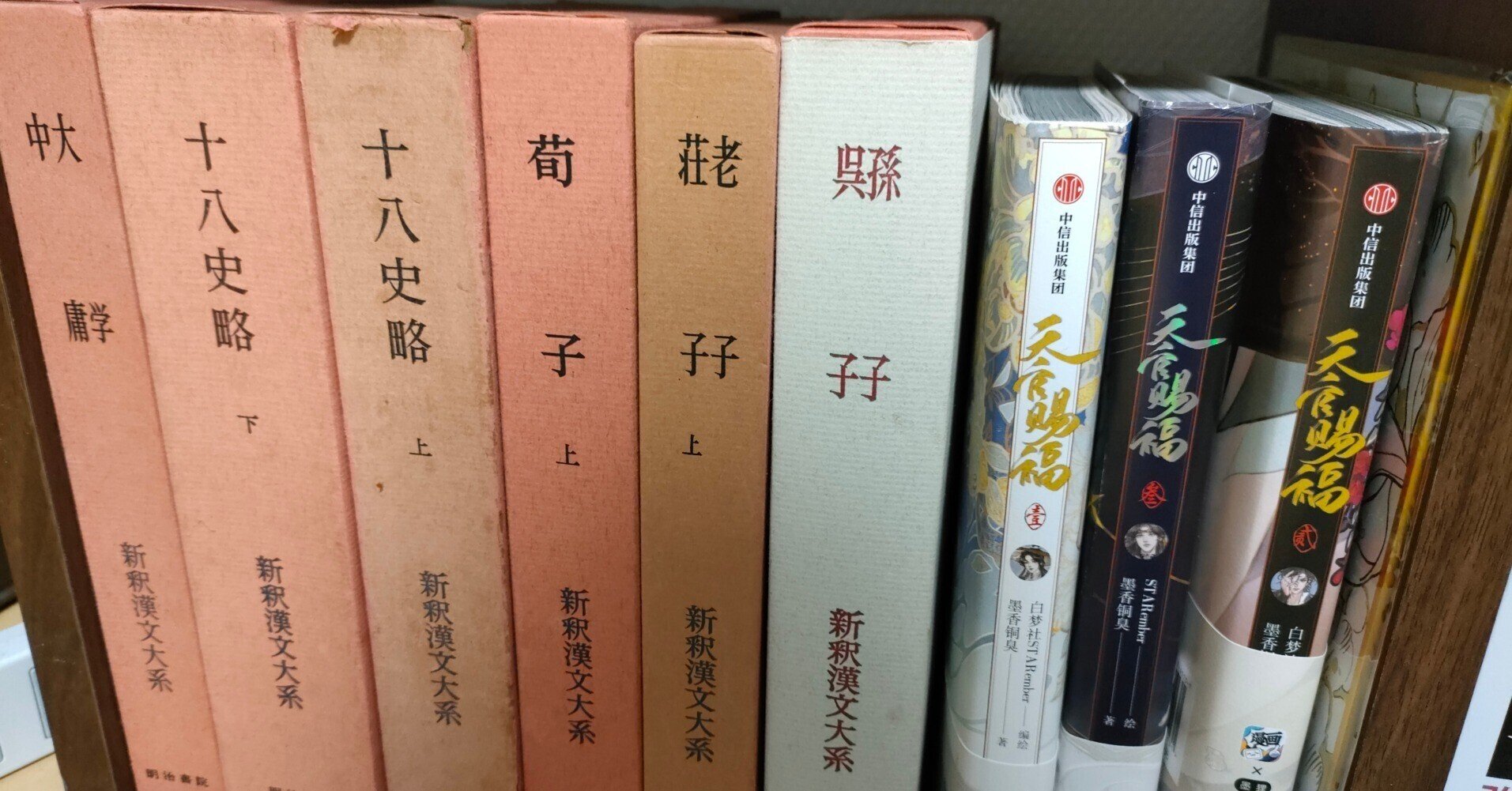 新釈漢文大系を読むと漢文のテストとHSKに役に立つかもしれないよー